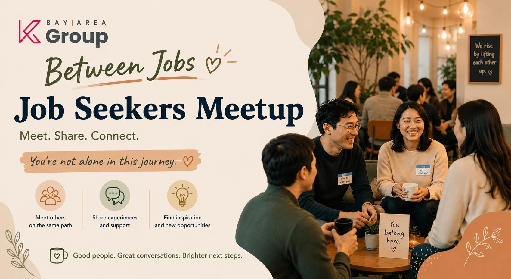 [Between Jobs] Job Seekers Meetup w/ the Bay Area K-Group