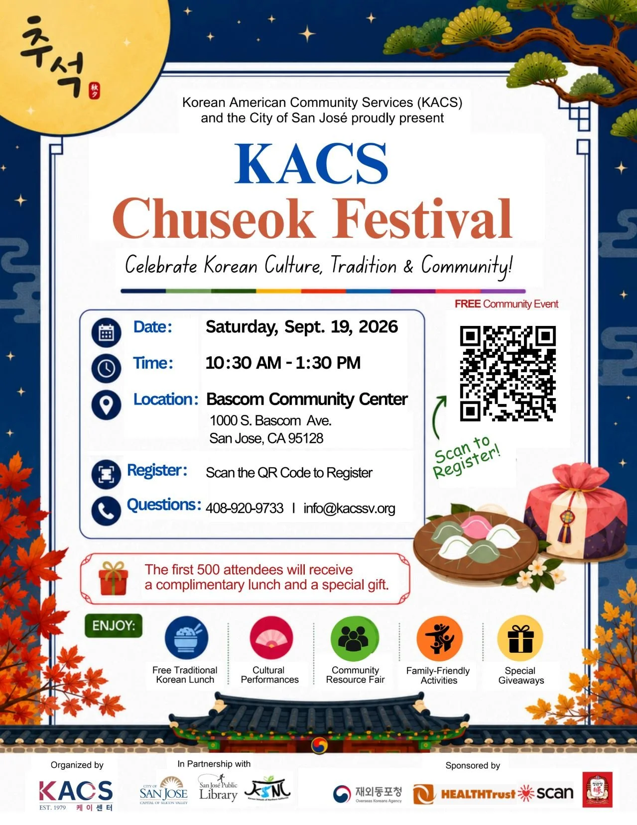 KACS 2026 Chuseok (Full Moon) Festival Celebration