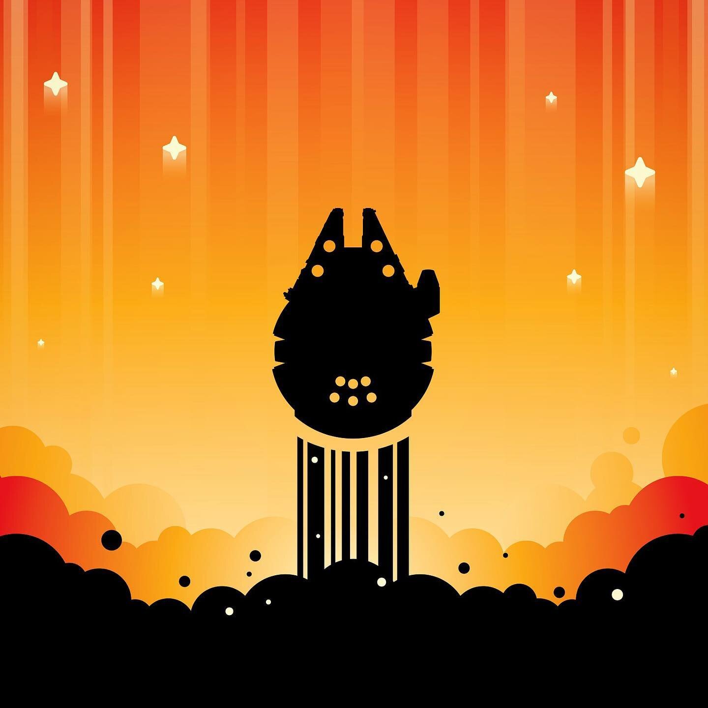 May the 4th be with you! #starwars #maytheforcebewithyou #millenniumfalcon #bespin #cloudcity #lessthan12parsecs