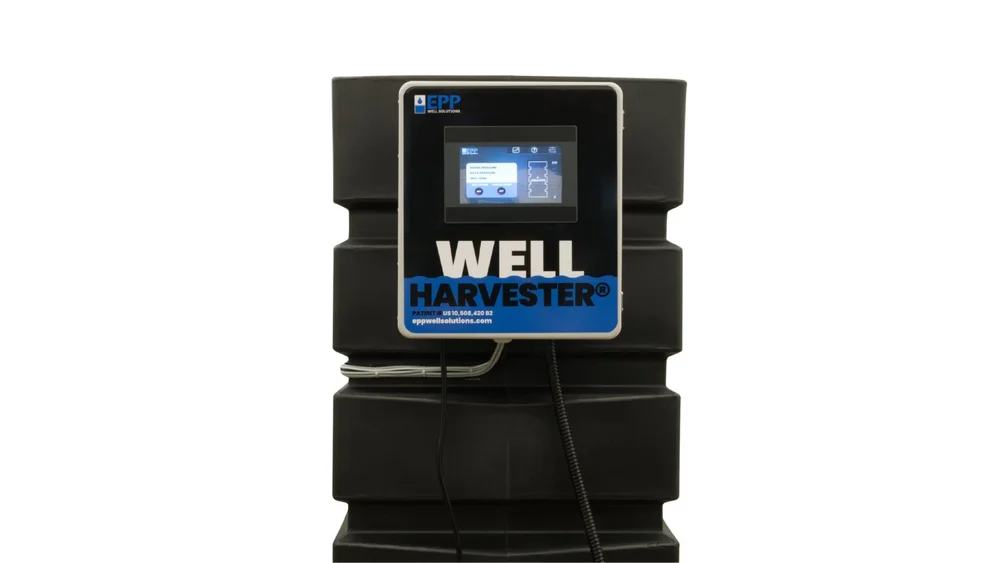 Well Harvester controller and storage tanks