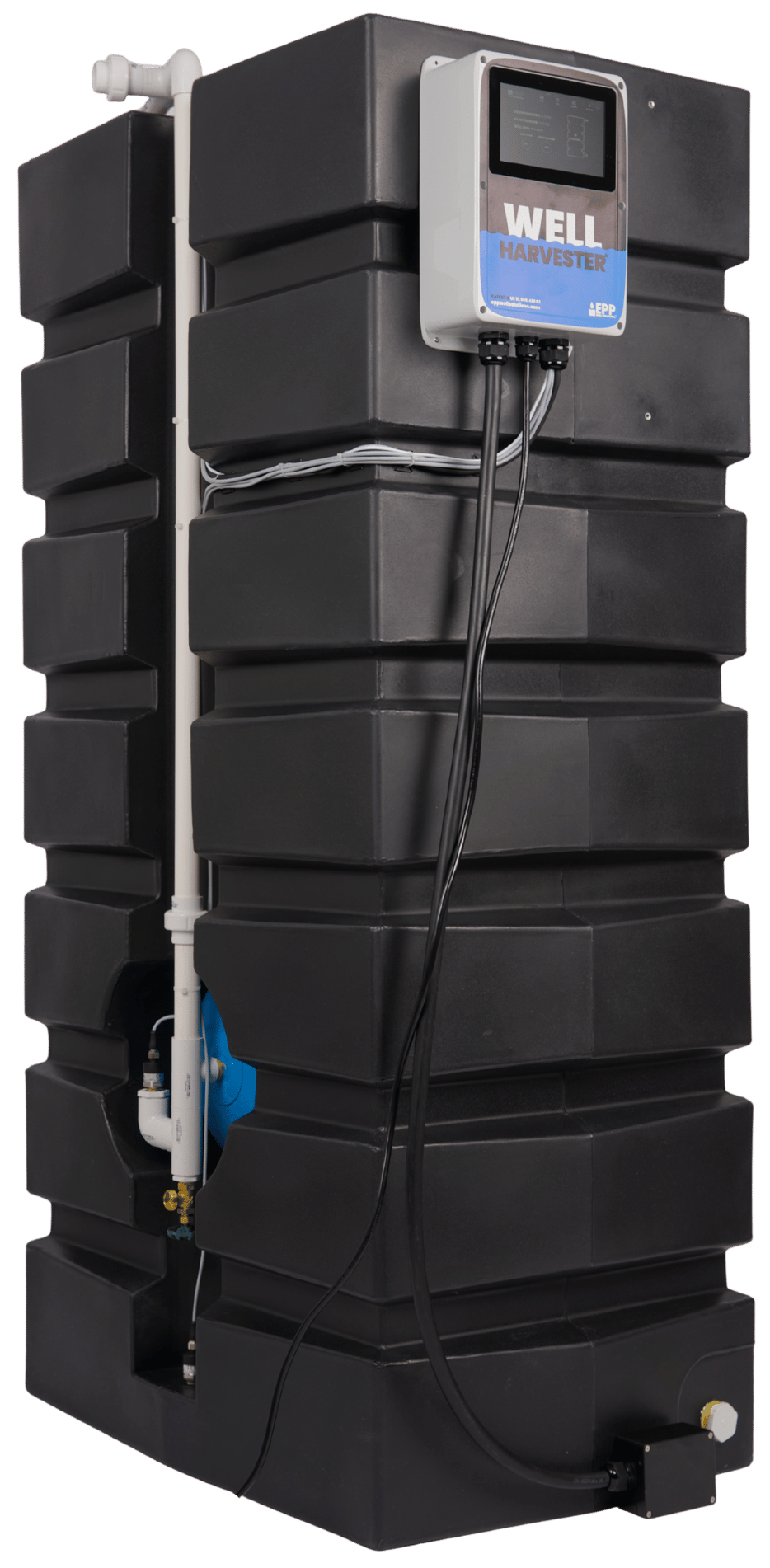 Well Harvester automatic low-yield well water storage and pressure system