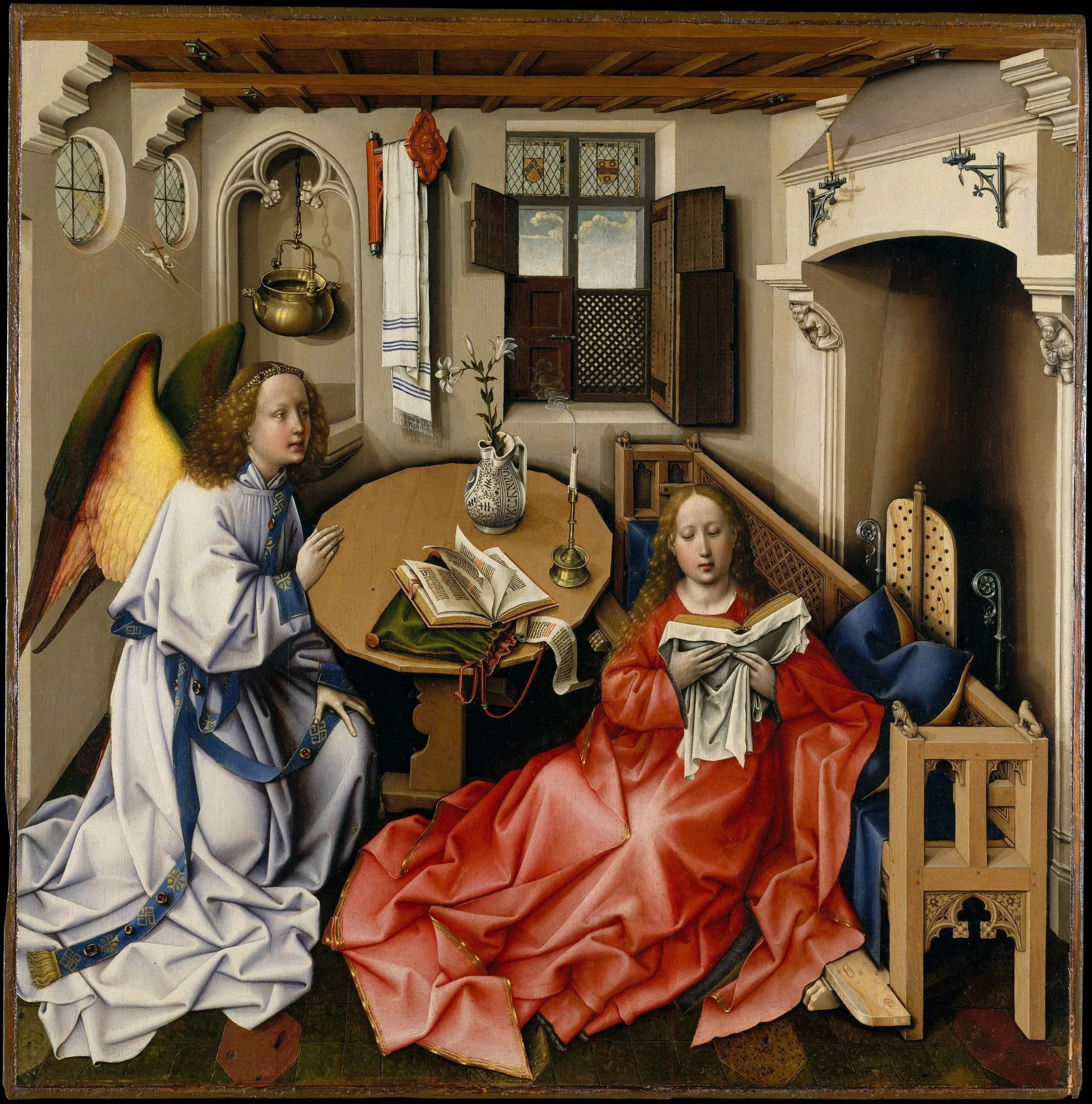 Annunciation Triptych (Merode Altarpiece)Workshop of Robert Campin, Netherlandish, ca. 1427–32