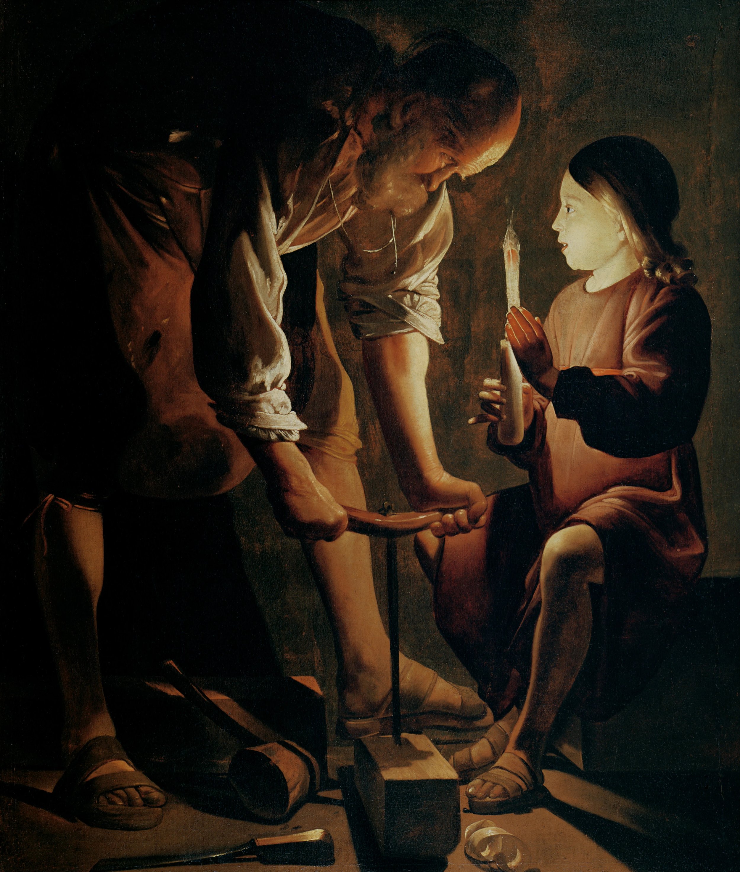 Georges de la Tour, Joseph the Carpenter, 1642.