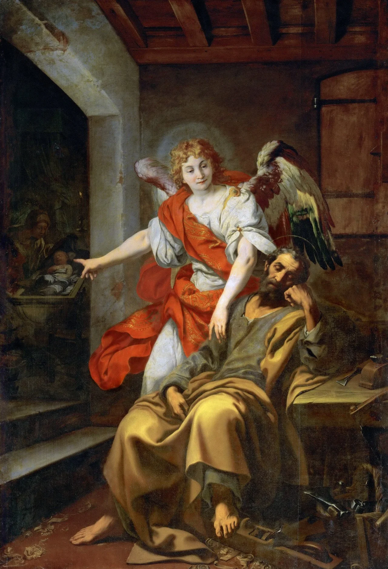 Daniele Crespi, Saint Joseph’s Dream. Circa 1620 and 1630