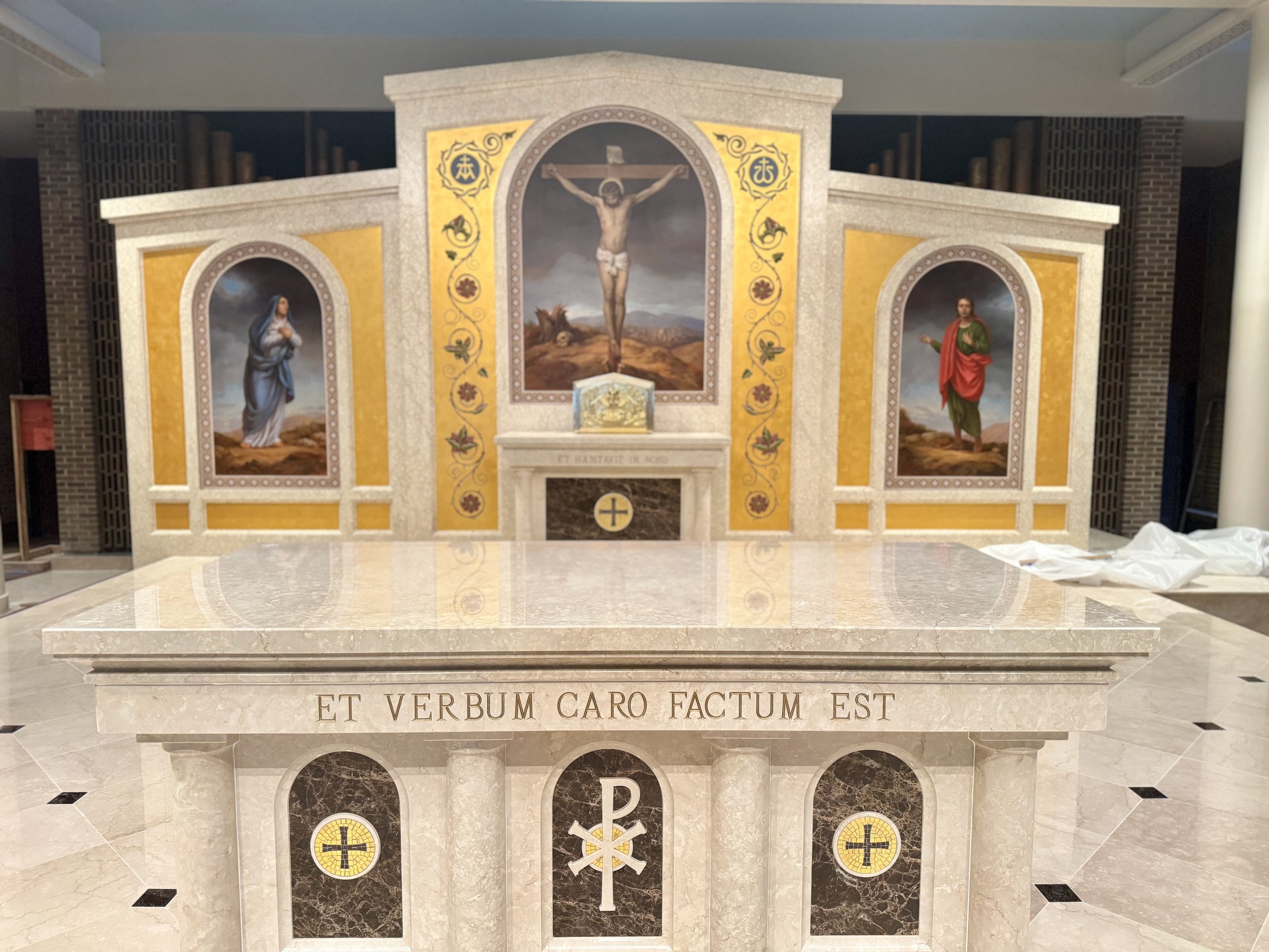 Sunday Masses in Renovated Church