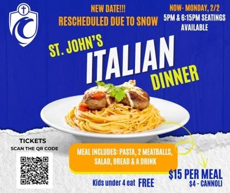 Italian Dinner to Support Our School