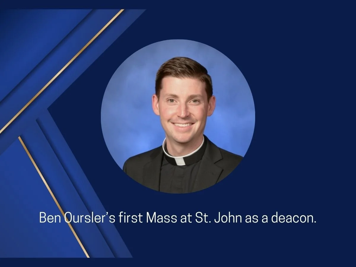 Ben Oursler’s First Deacon Mass at St. John the Evangelist