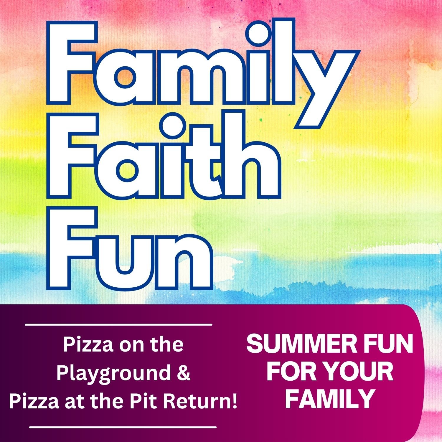 Pizza on the Playground &amp; Pizza at the Pit Return! 