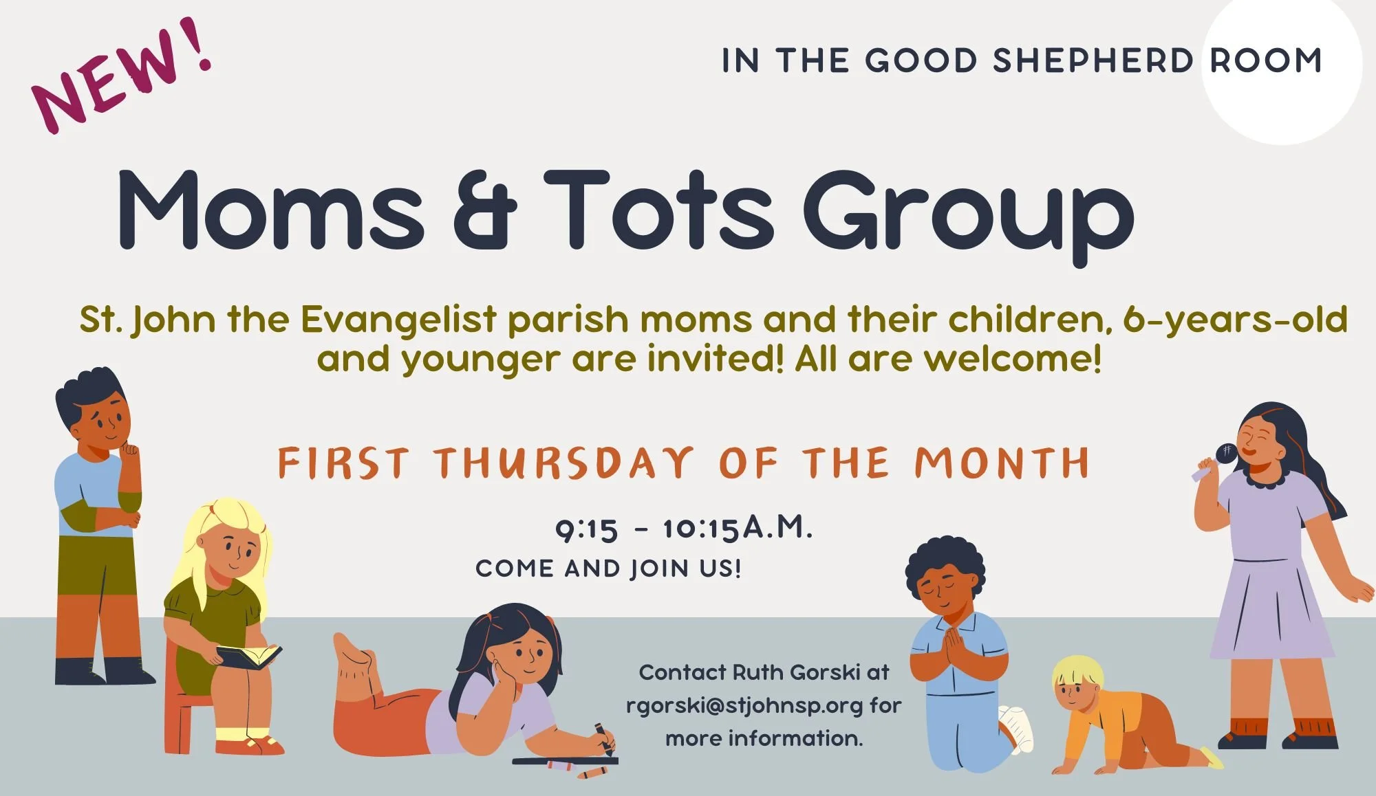 Moms and Tots Group — St. John the Evangelist
