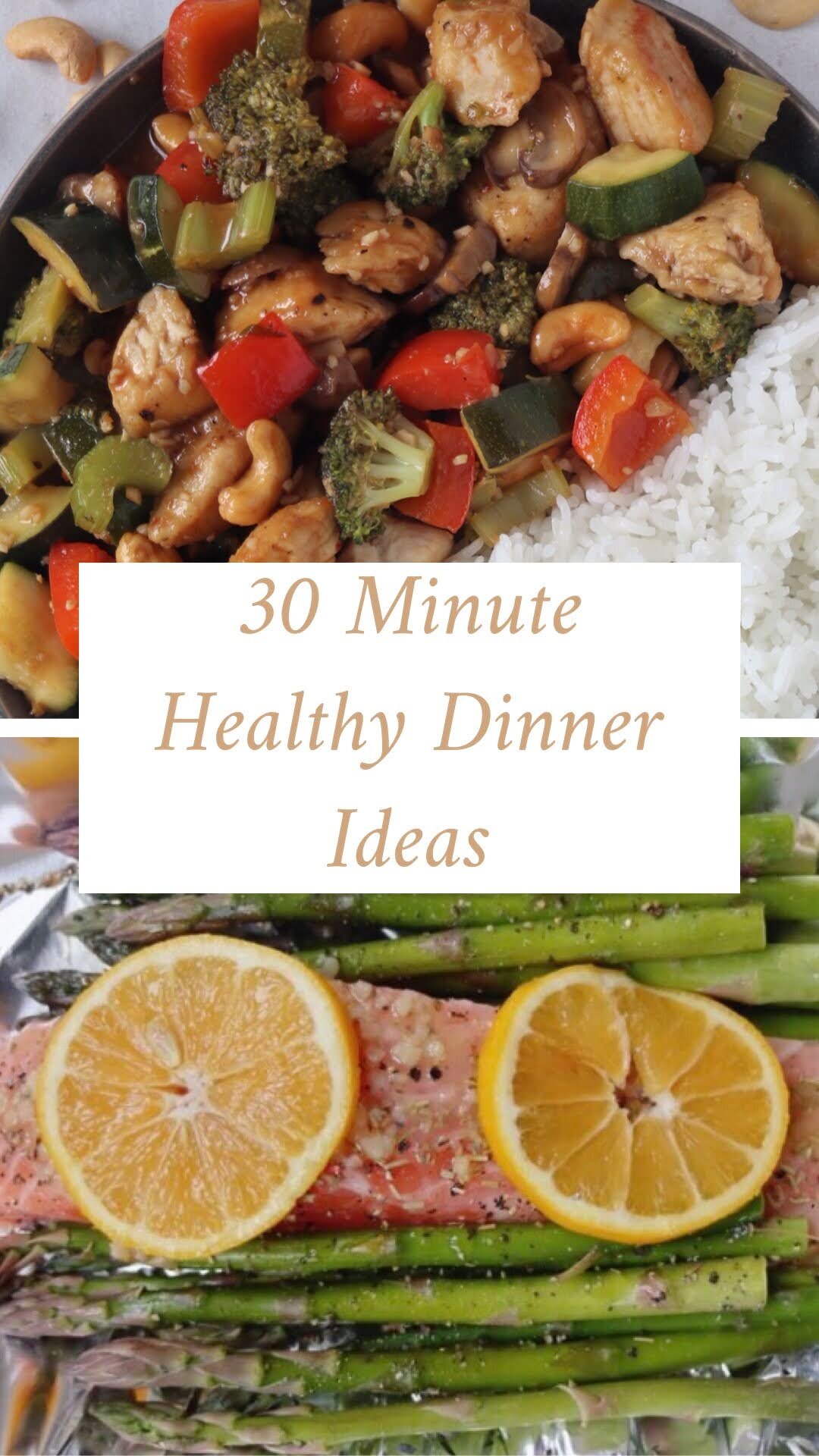 6 Healthy Dinners Ready in 30 Minutes