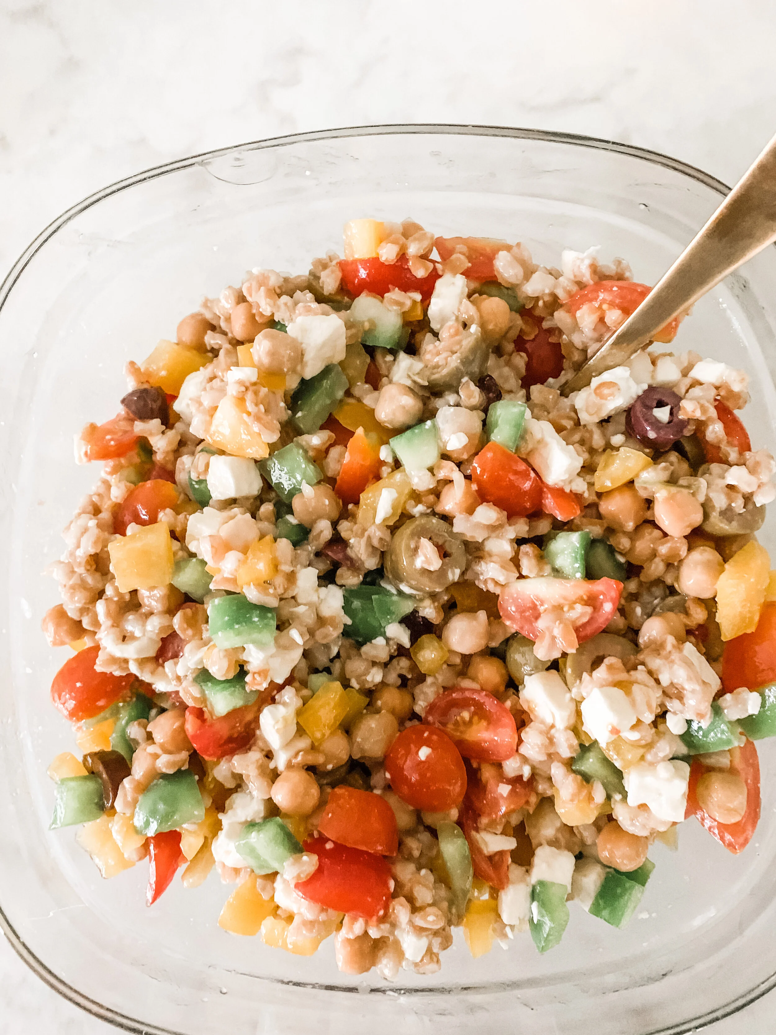 Greek Style Chopped Salad