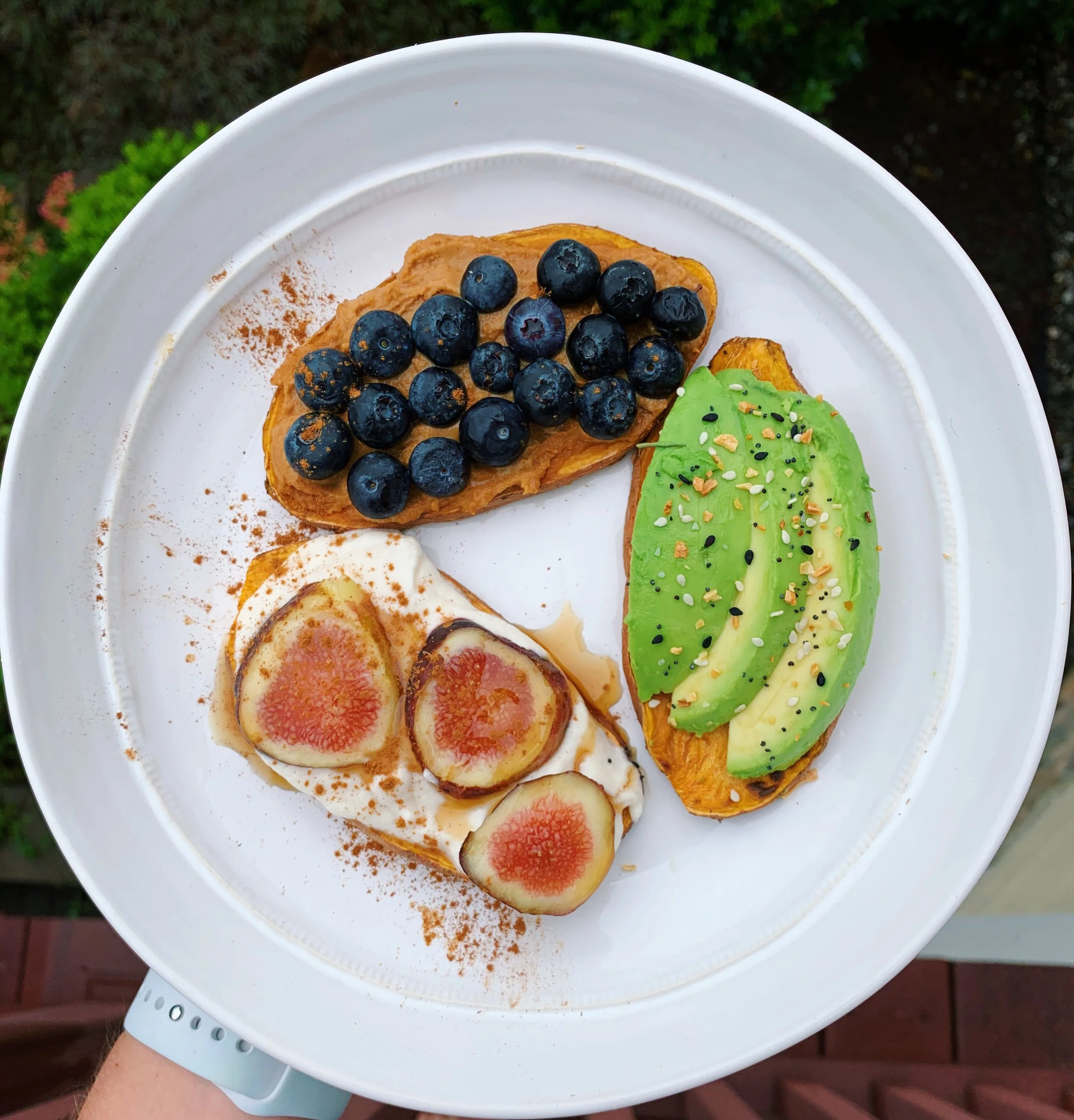 Sweet Potato Toast 3-Ways