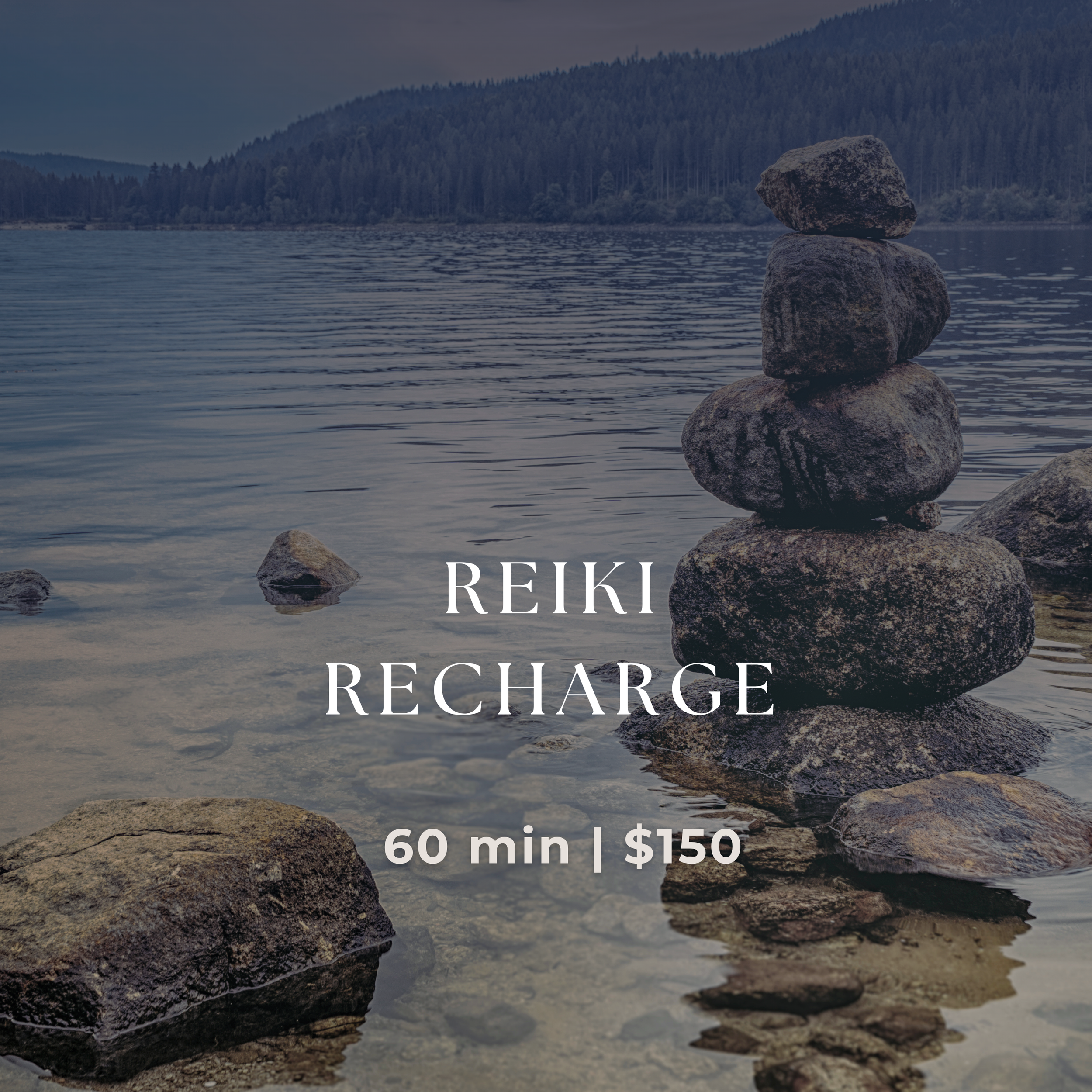Reiki Recharge - 45 minutes | $150
