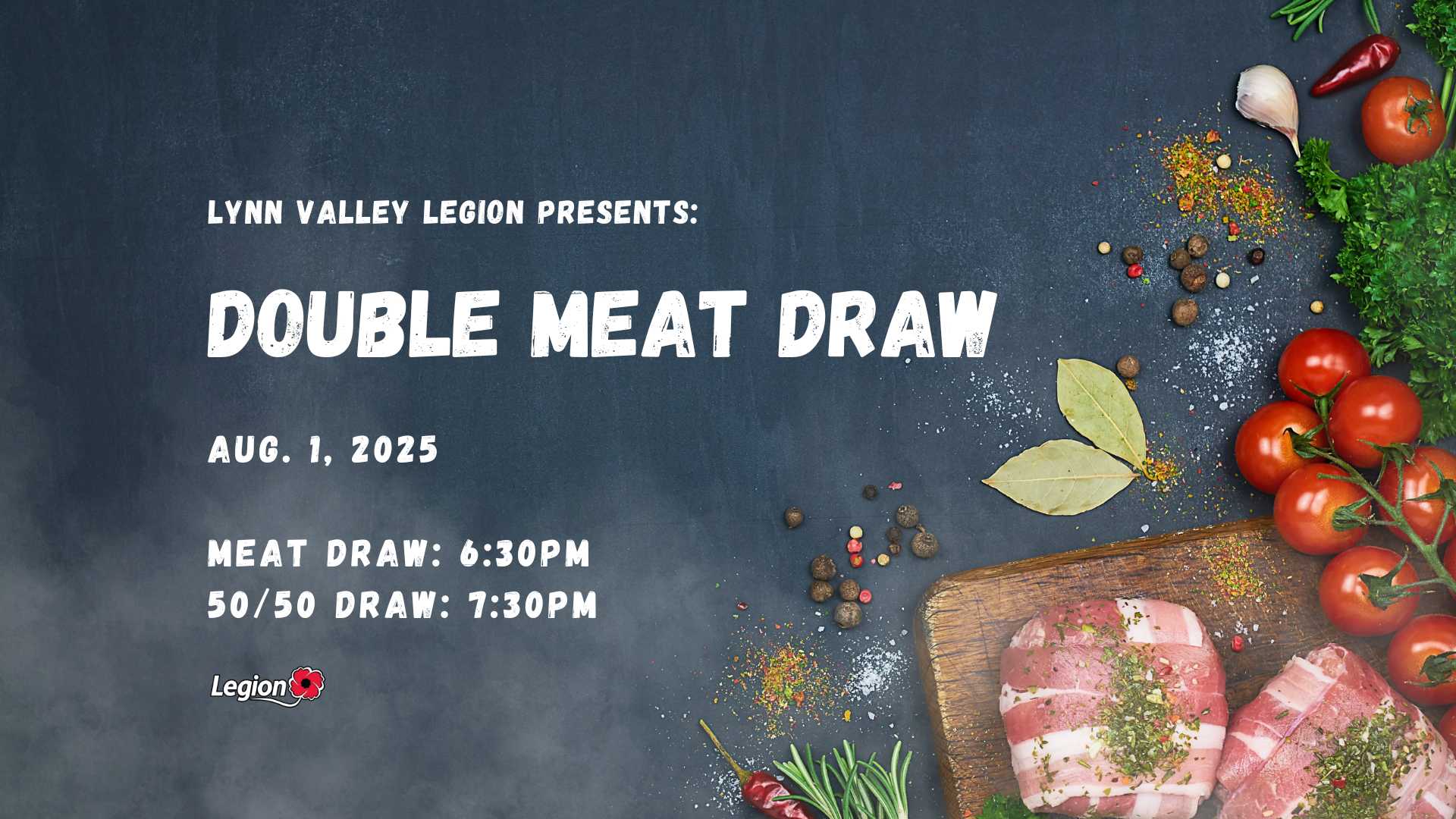 Double Meat Draw & 50/50