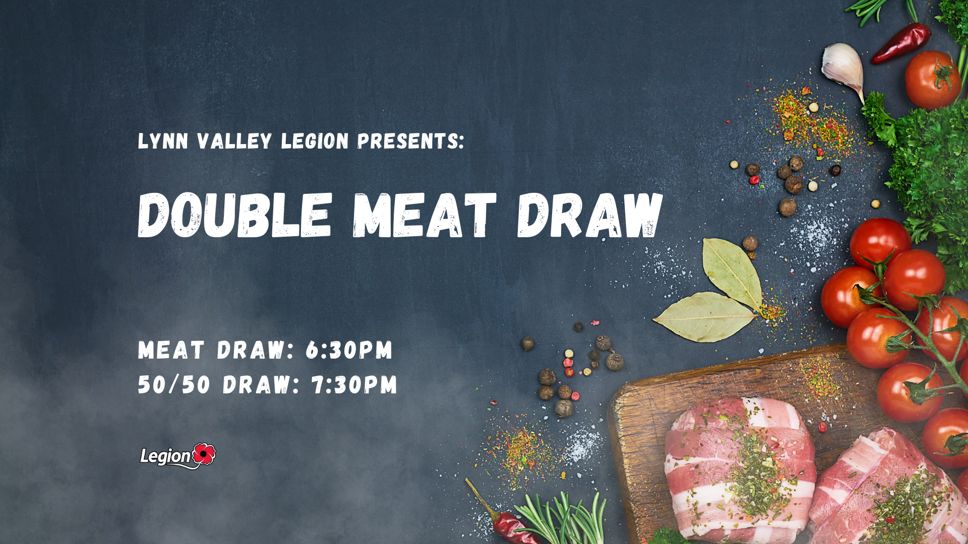 Double Meat Draw & 50/50
