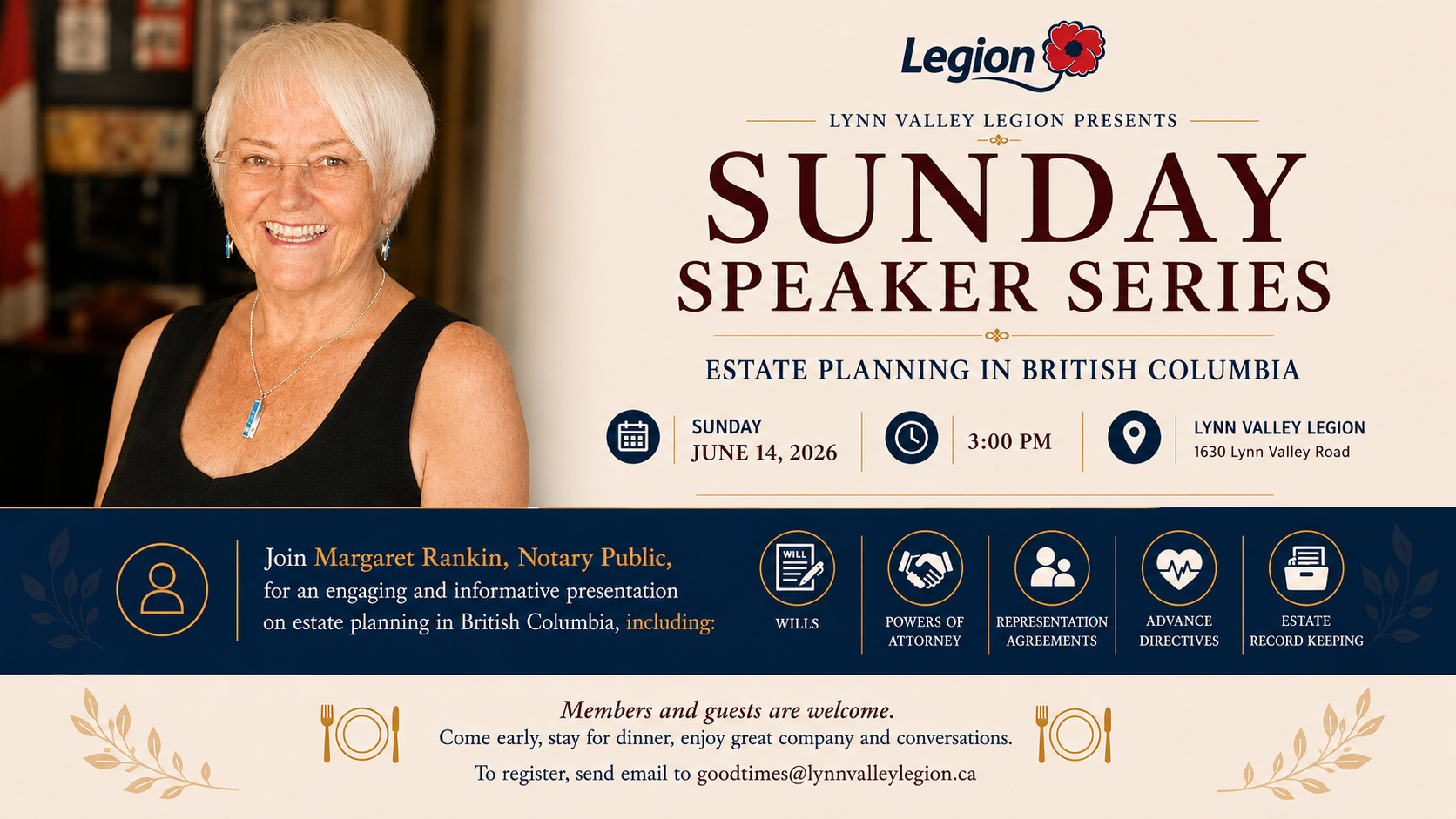 Sunday Speaker Series: Margaret Rankin