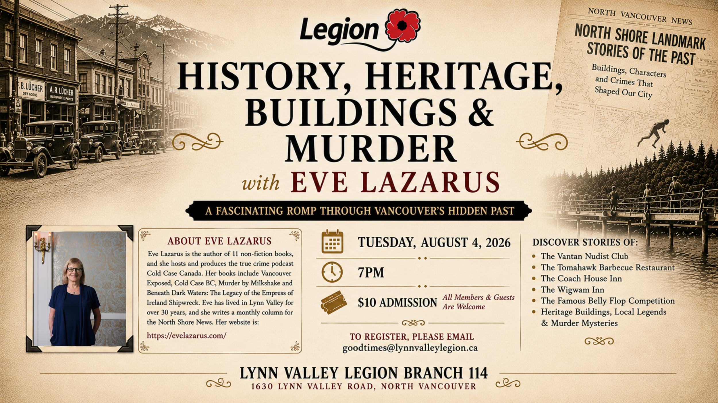 History, Heritage Buildings &amp; Murder with Eve Lazarus