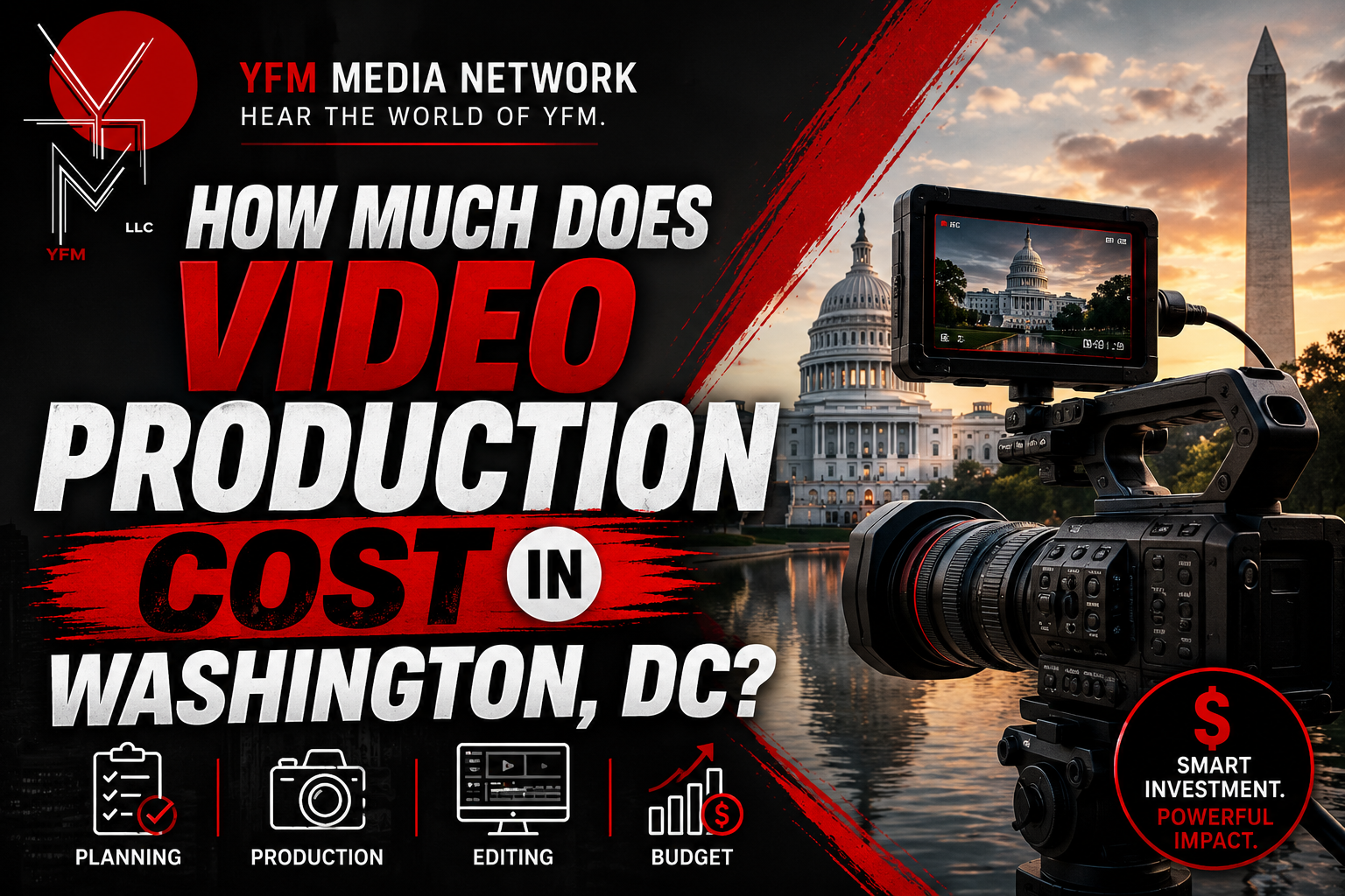 How Much Does Video Production Cost in Washington, DC?