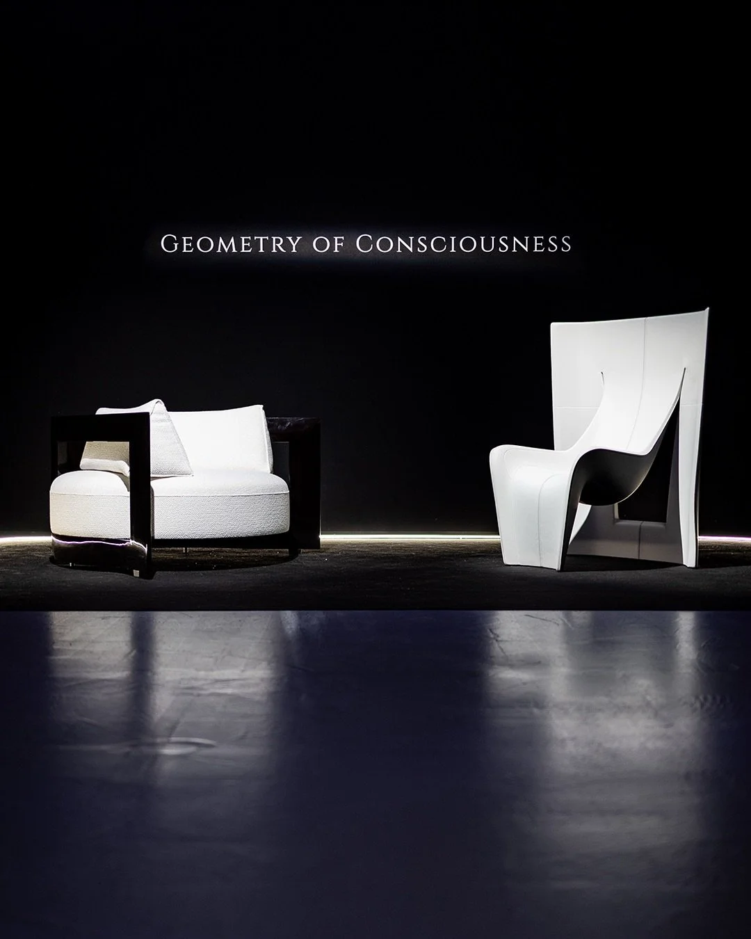 Geometry of Consciousness.

For INDIGO, design is not only the creation of objects.
It is a way of shaping perception.

A chair can define distance.
A structure can change the atmosphere around it.
A form can quietly influence how we feel within a sp