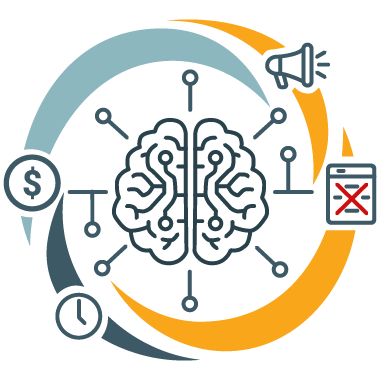 AI-powered collections automation dashboard prioritizing overdue invoices