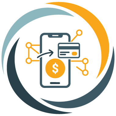 Accounts receivable payment options including credit card and ACH