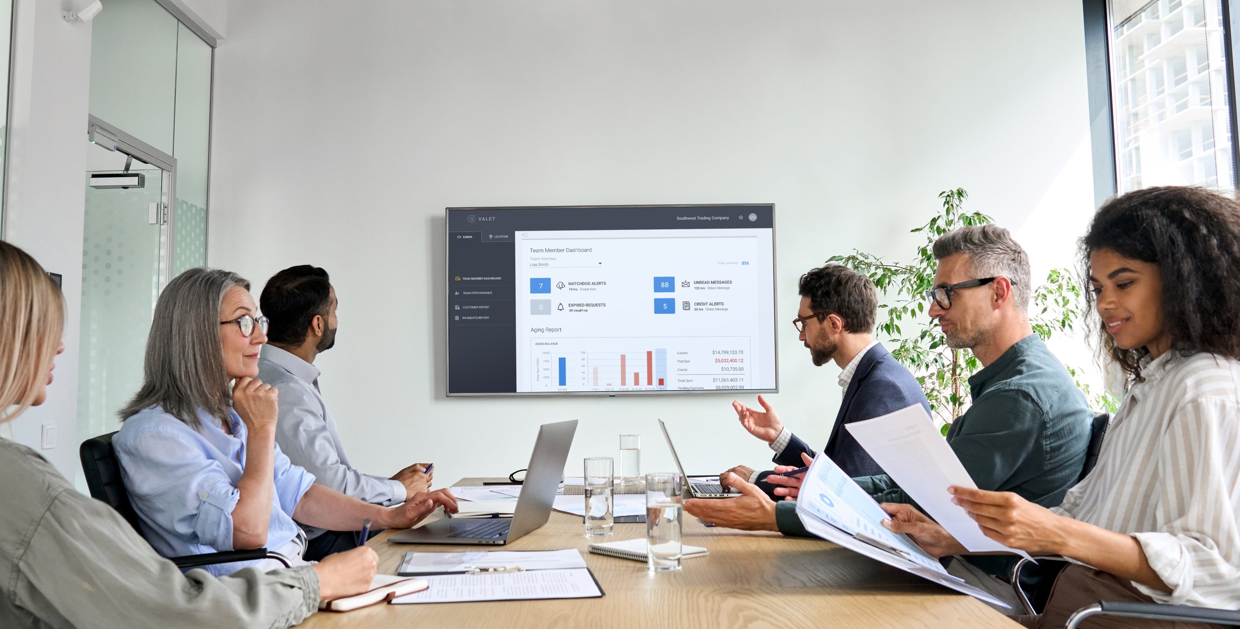 Aligning teams with a shared view of account status