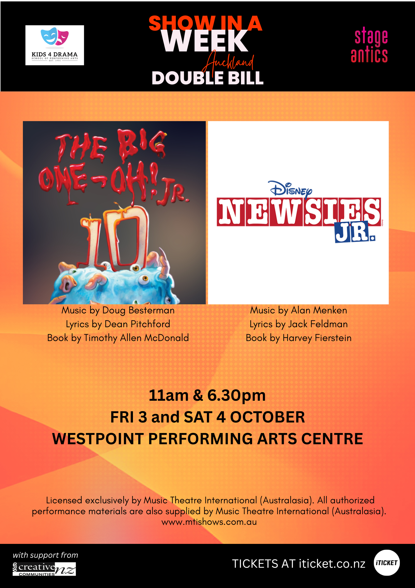 The Big One-Oh JR / Disney’s Newsies JR