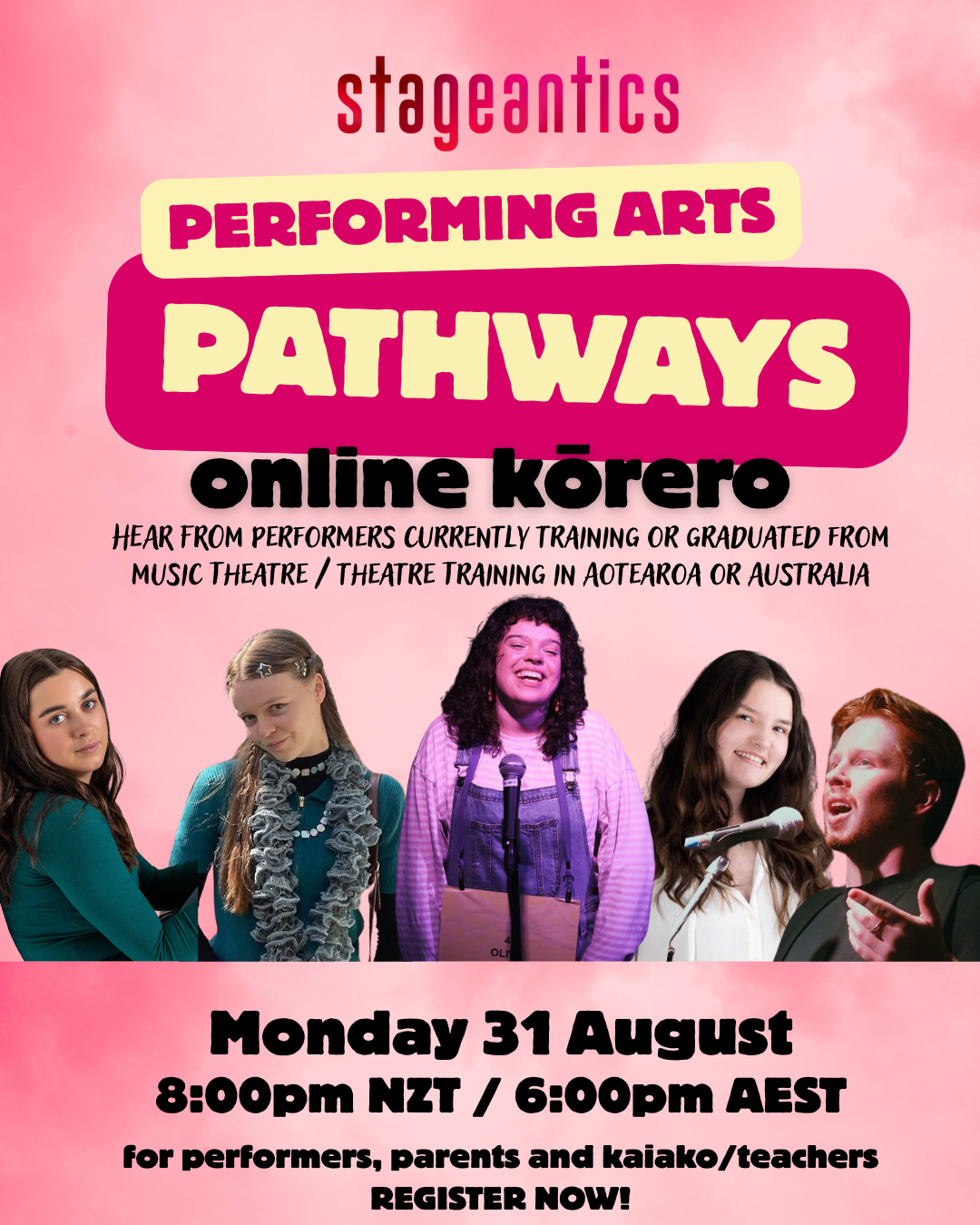 Performing Arts Pathways - online korero