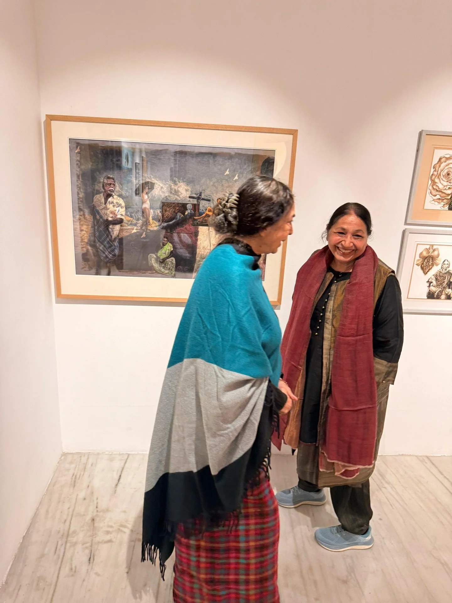 Moments from the preview of &lsquo;Inheritances of Light, Geographies of Loss&rsquo;

Curated by @soulnomadforlife with @nlinindia 

A multidisciplinary exhibition exploring how light moves across cultures and histories - presented for a special dele