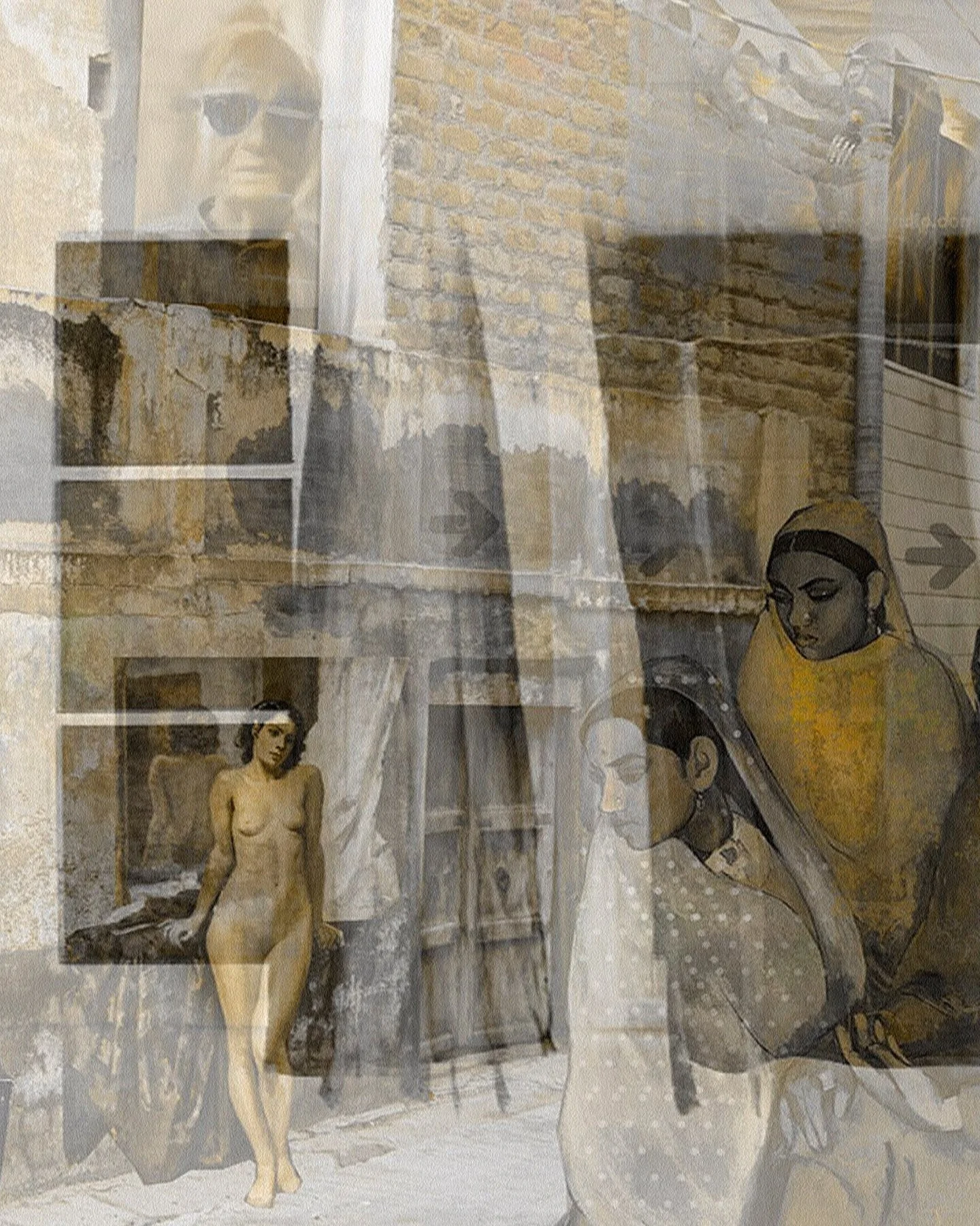 Titled UNSEEN I, this work reflects on the double standards of so-called respectable society. Across classes, men and women are promiscuous while publicly performing morality.

In contrast, women in prostitution are openly judged and shamed. Their pr