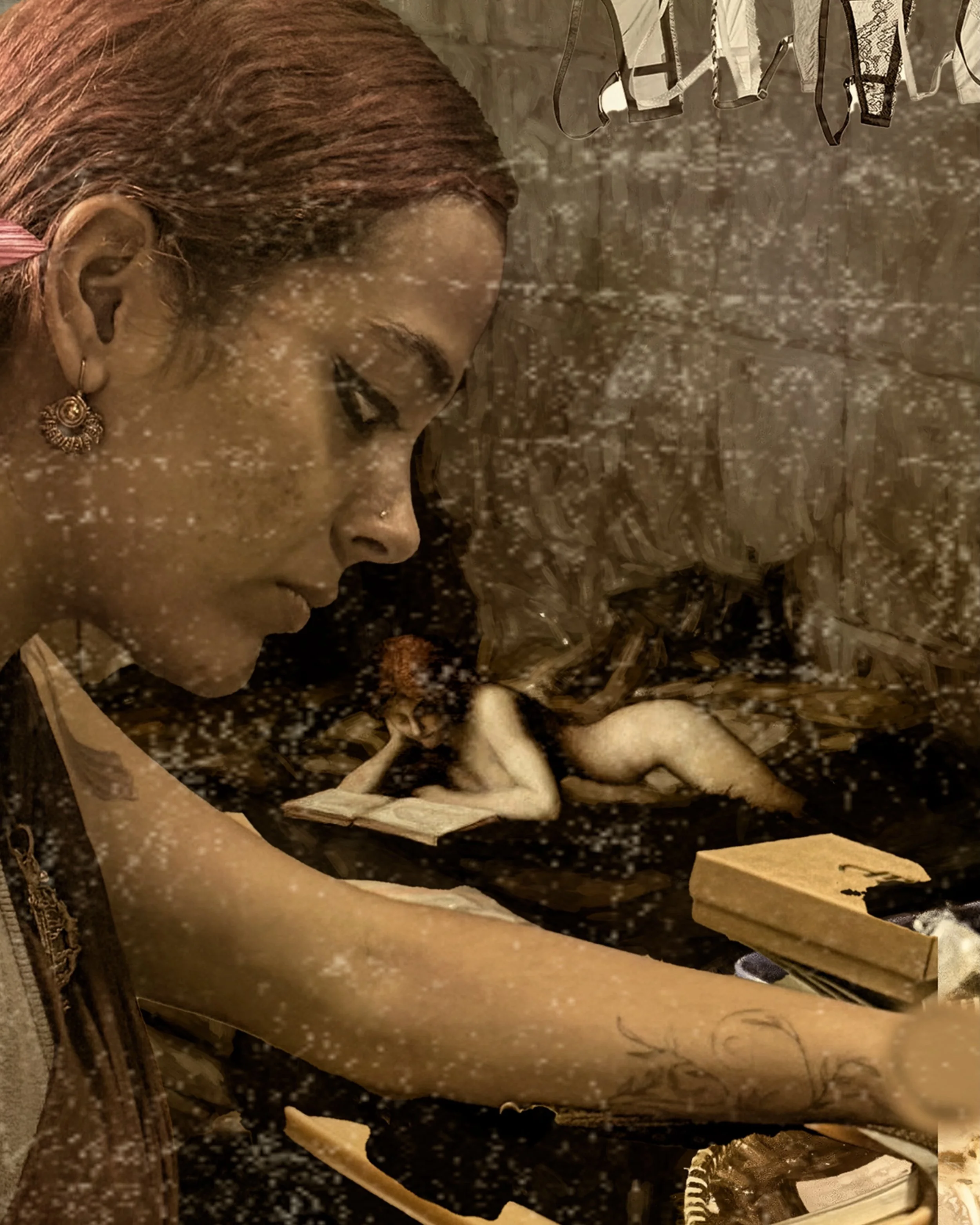 #LatestWork

Beneath the appearance of so-called social progress lies an older, persistent truth. This work reflects on the quiet persistence of exploitation endured by women across generations - absorbed into everyday life, hidden beneath normalcy a