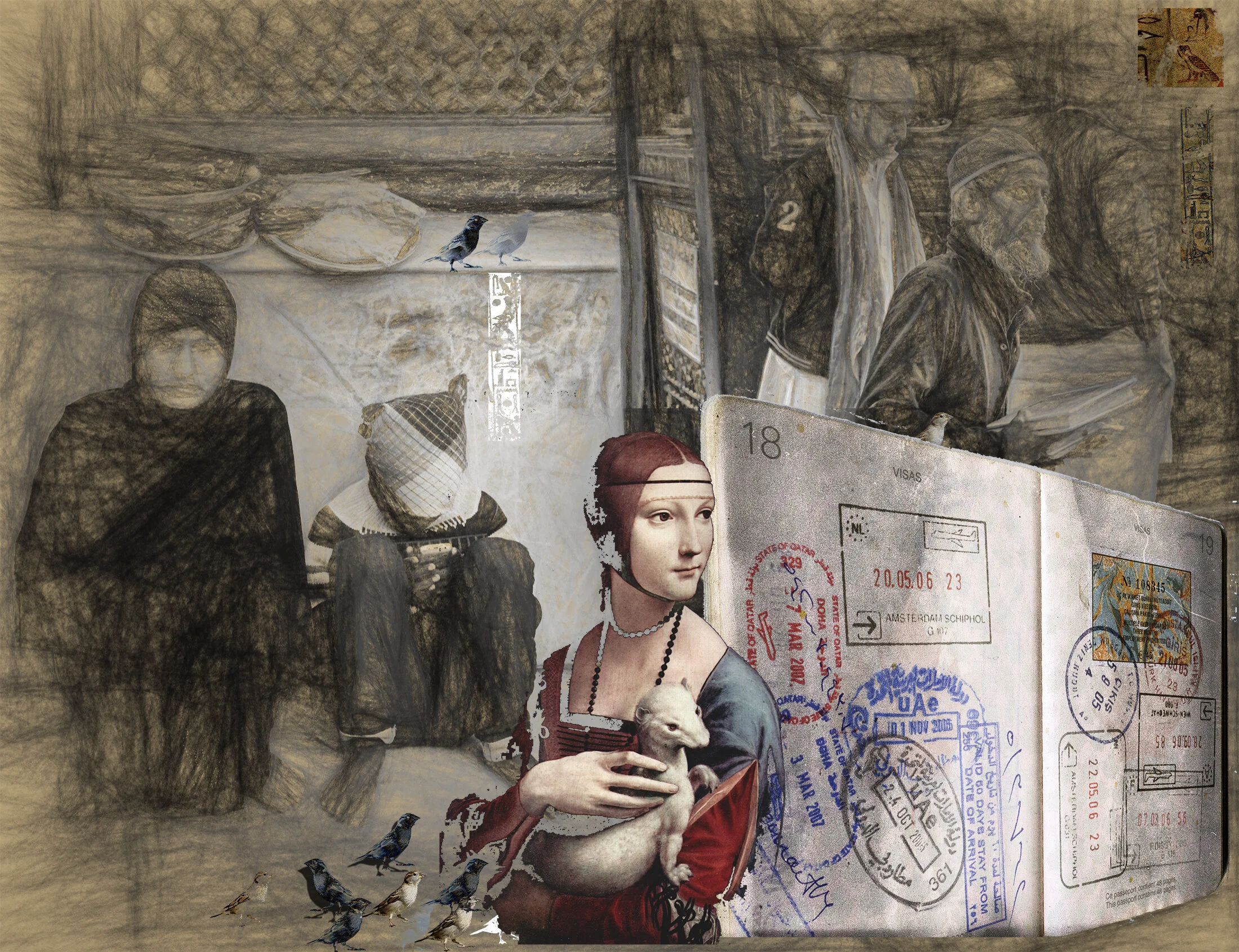 Inescapable, 36" x 28"