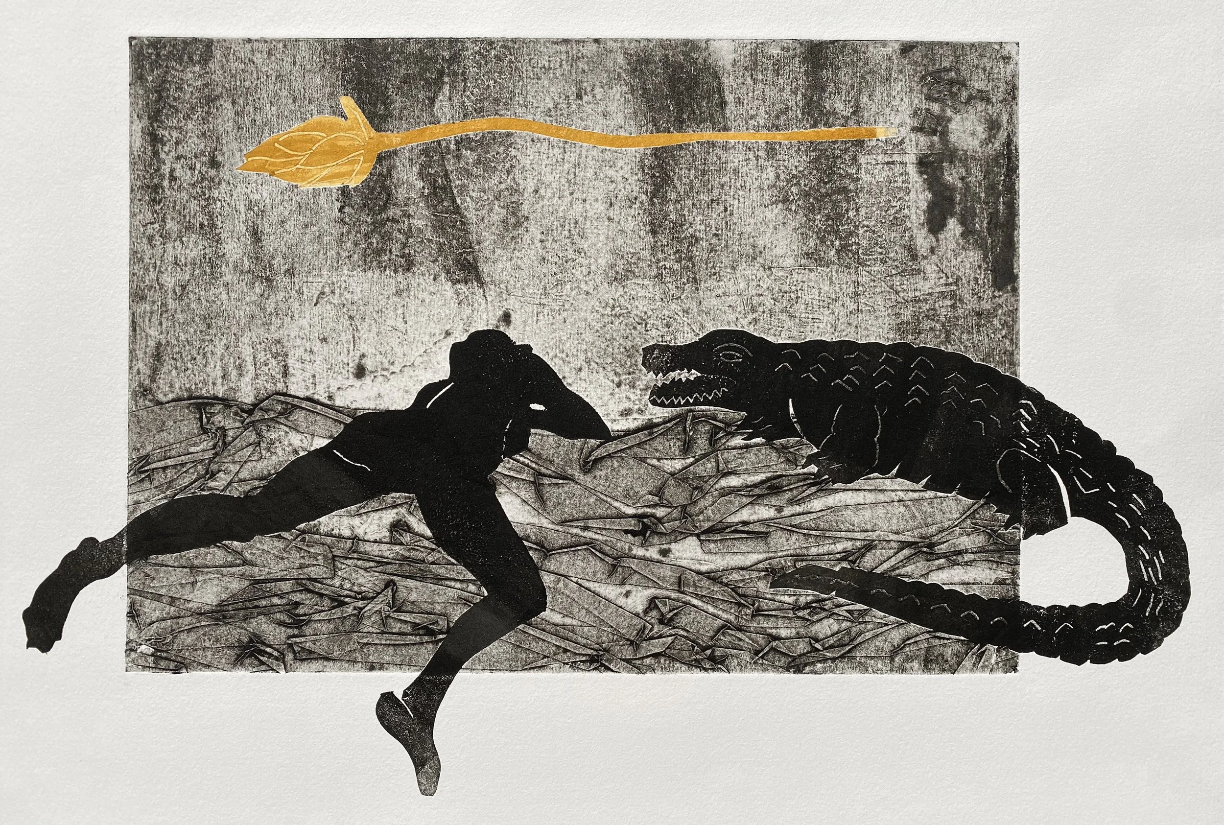 12" x 20", Collagraph on Archival Paper