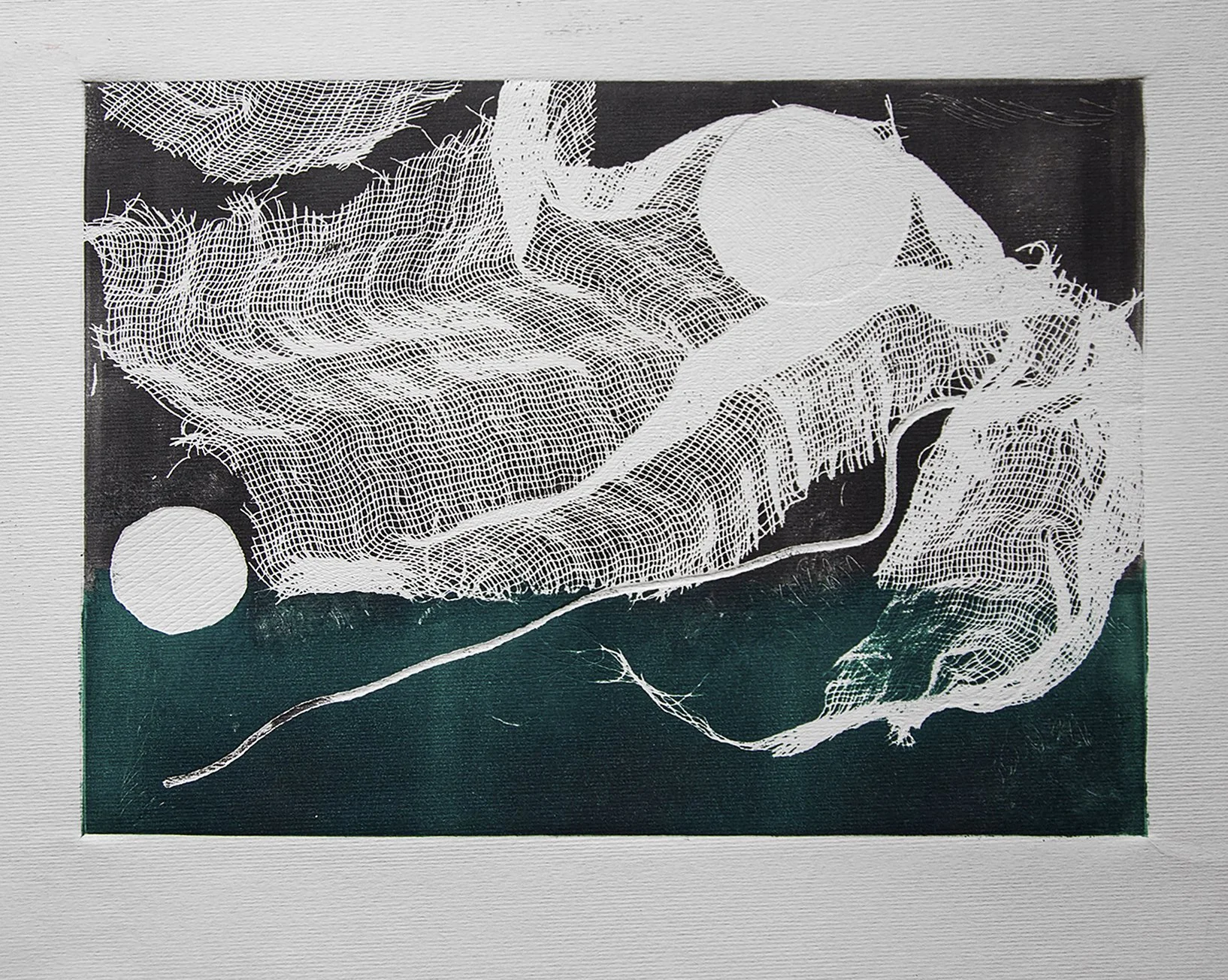 8.75" x 11.75", Collagraph on Archival Paper