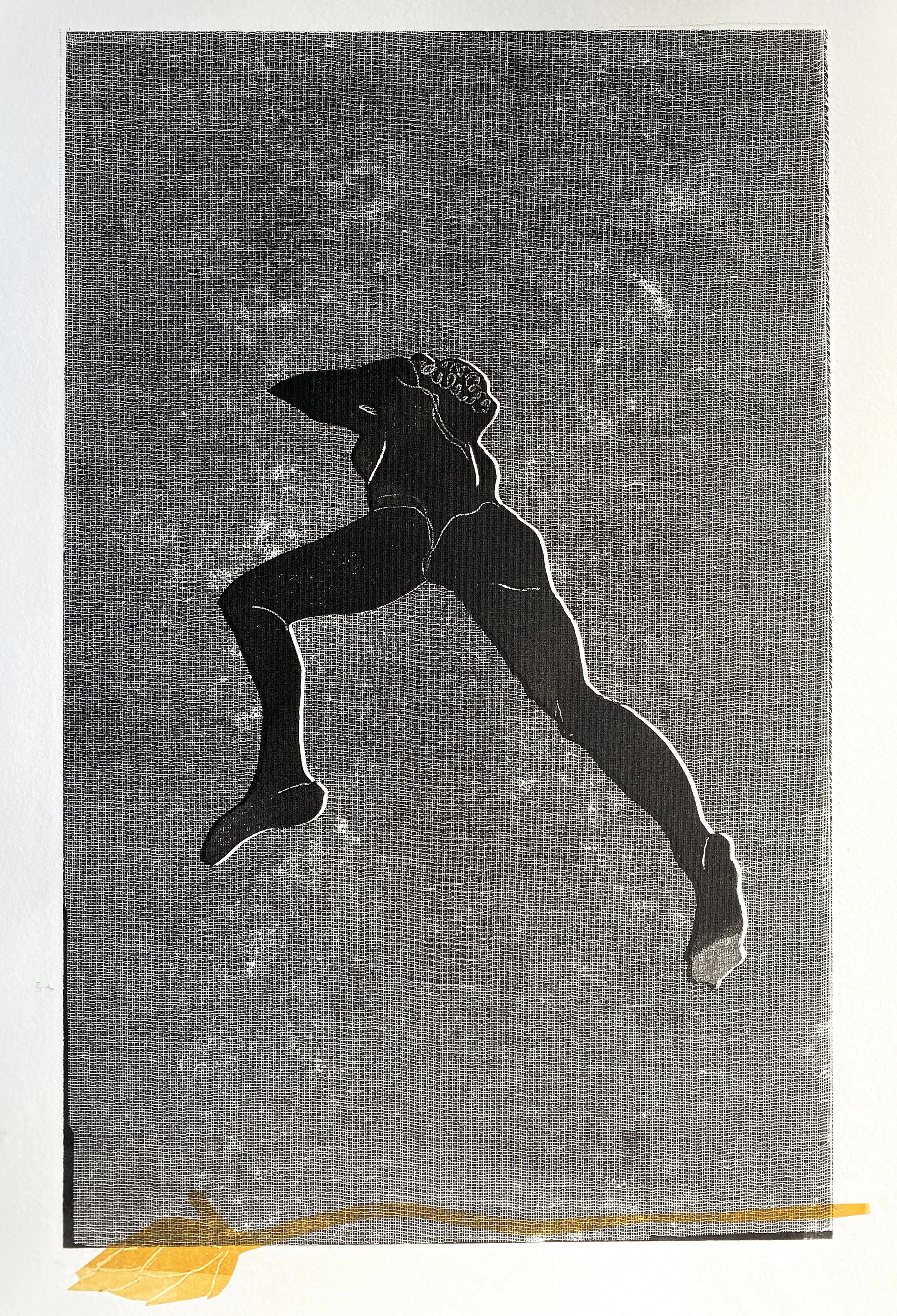 11" x 17.5", Collagraph on Archival Paper