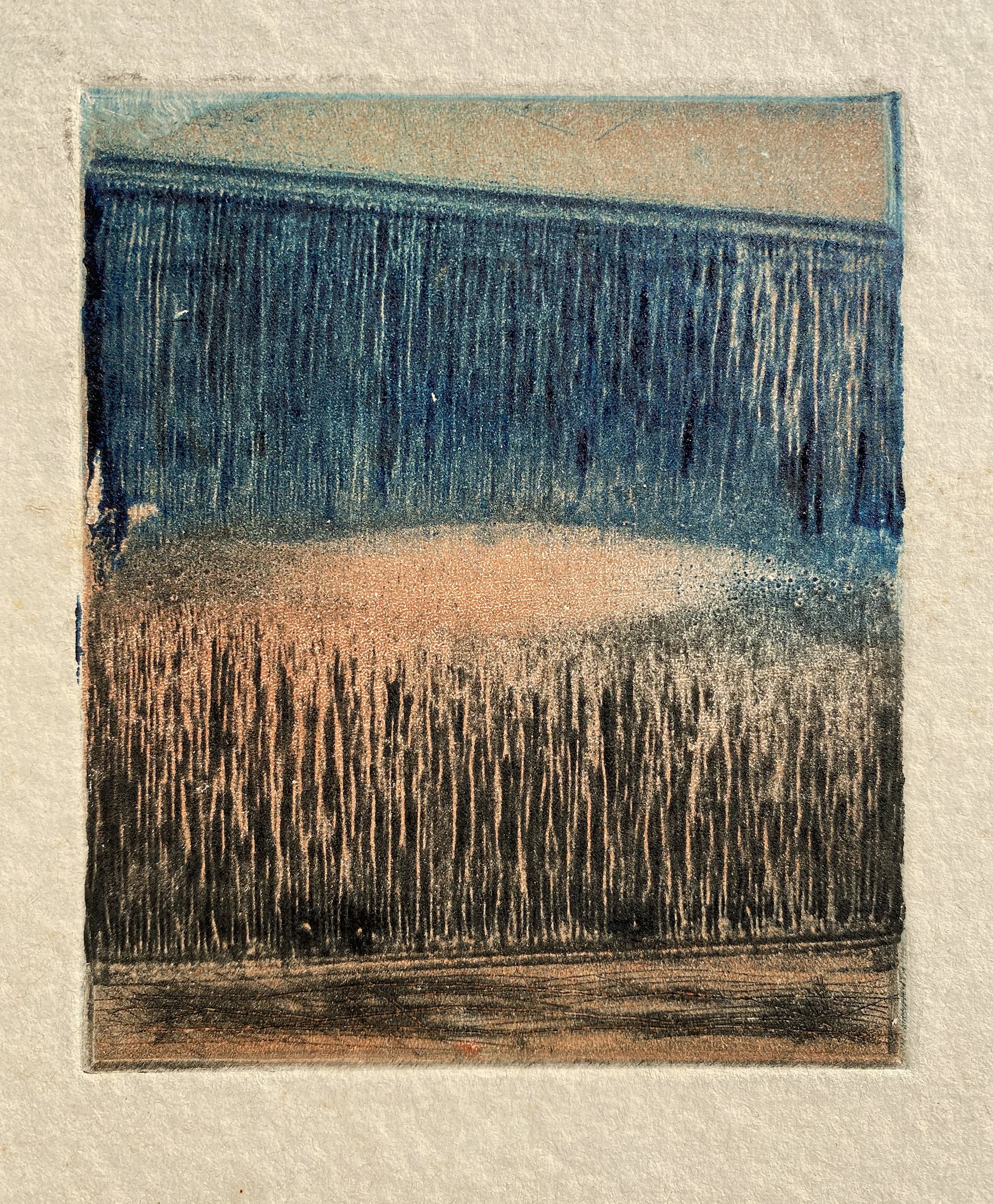 4" x 3.25", Etching on Archival Paper