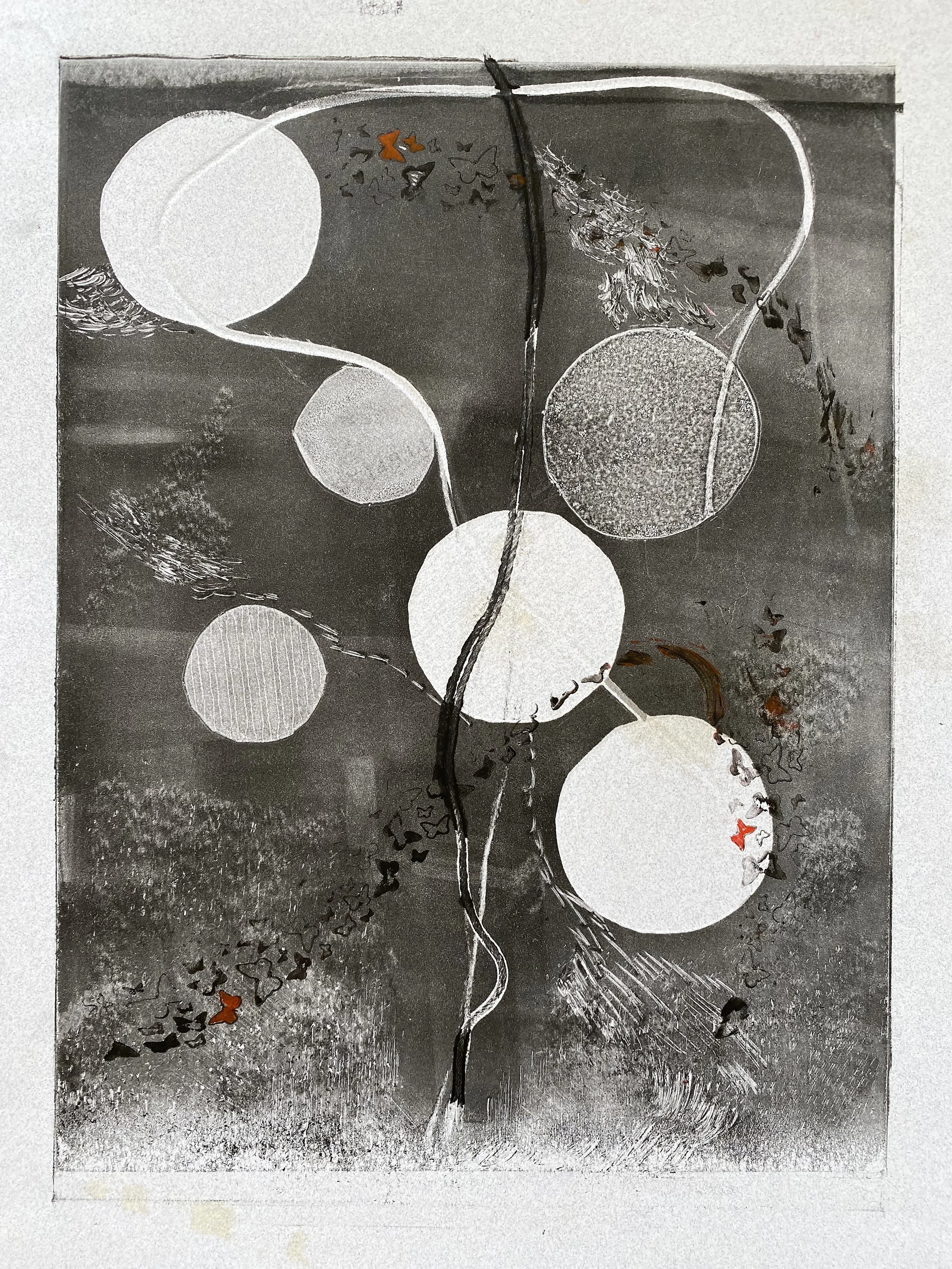 8.75" x 12", Collagraph on Archival Paper