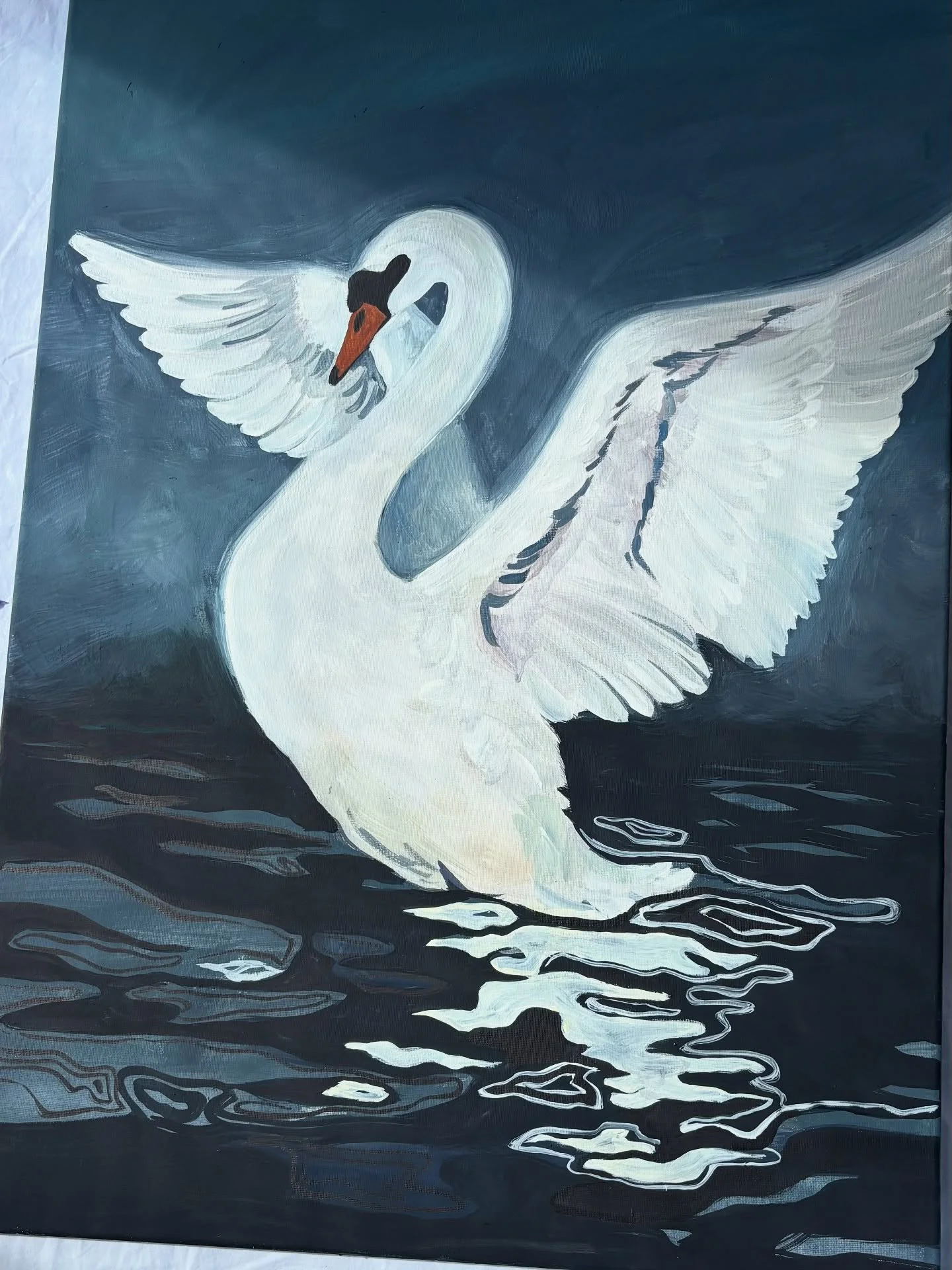Missing my chateau swans 🦢 

New print on my website now! x