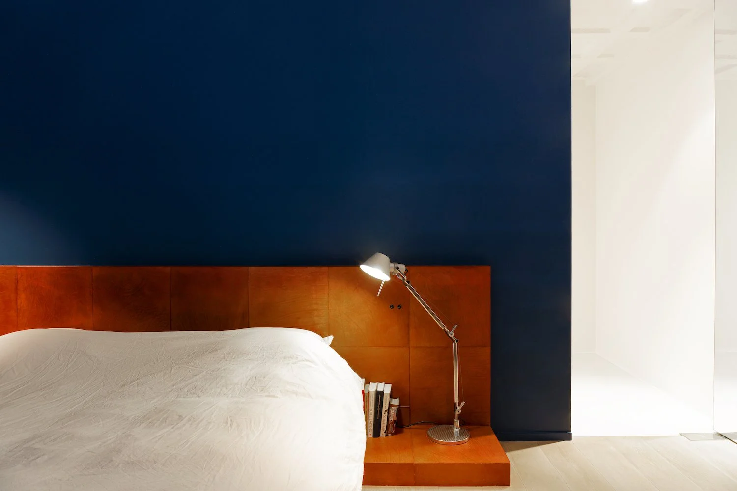 bedhoofd in leder