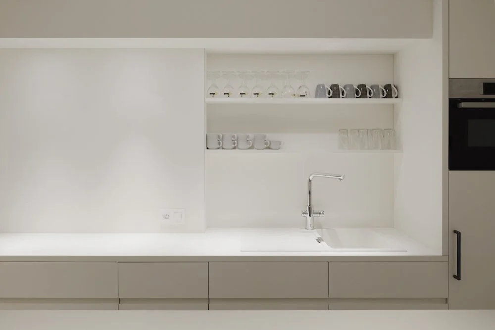 kitchinette in het wit