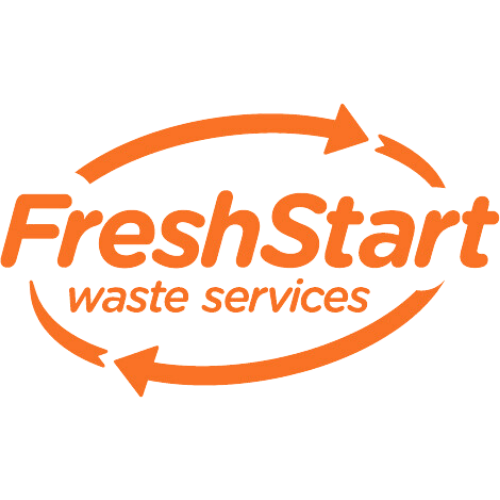 Fresh Start Waste Logo FSW - Transparent Orange.png