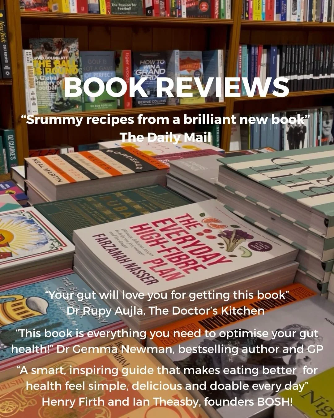 THE EVERYDAY HIGH FIBRE PLAN 
Thank you to to everyone who has bought the book, cooked from the book, shared their thoughts, tried my recipes, engaged with my content, or shown support in any way, i&rsquo;m so very grateful to all of you. This book  