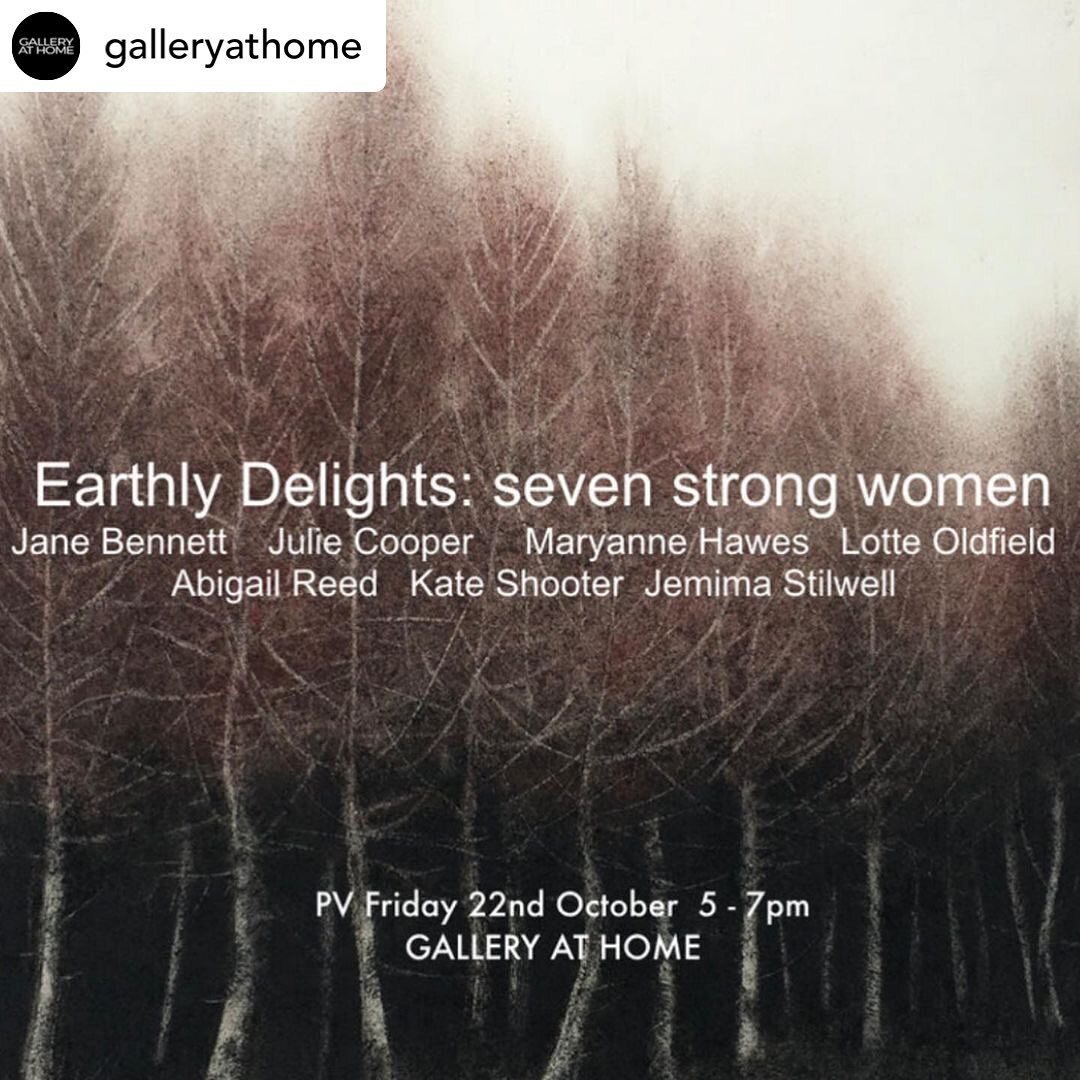 Upcoming group show: It&rsquo;s a privilege to be curated by, and show alongside 7 other strong women that I admire. More details below:

by the Posted @withregram &bull; @galleryathome Our next show puts the women back in the house! With a selection