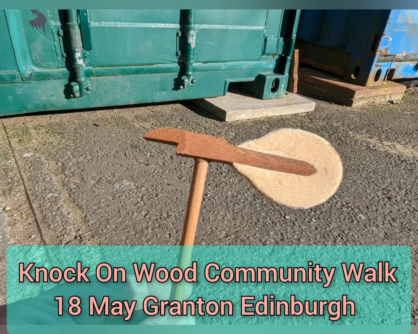 Adapting little hammers from old pianos to Knock on Wood, for the Community Sound Walk on 18 May 1.30-3.30 starting and ending @pianodrome Granton Edinburgh. Thanks to Tom Nelson for his patience and tutoring with the Band Saw.

To choose wood that w
