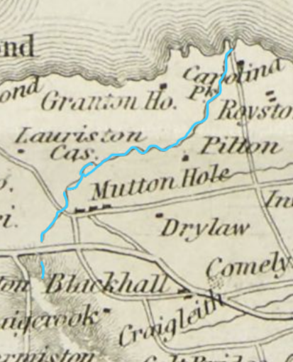Granton Burn map.png
