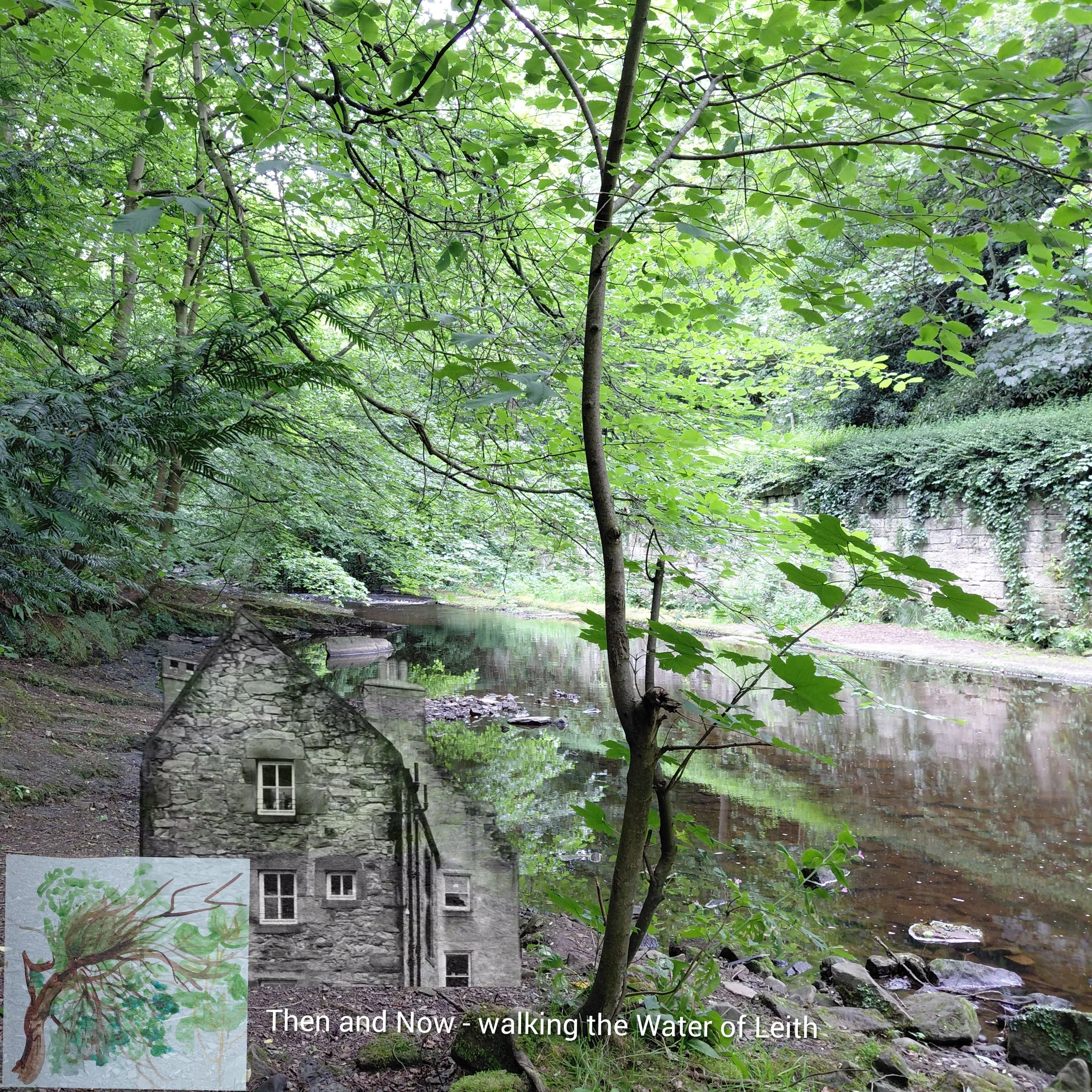 Then and Now - walking the Water of Leith