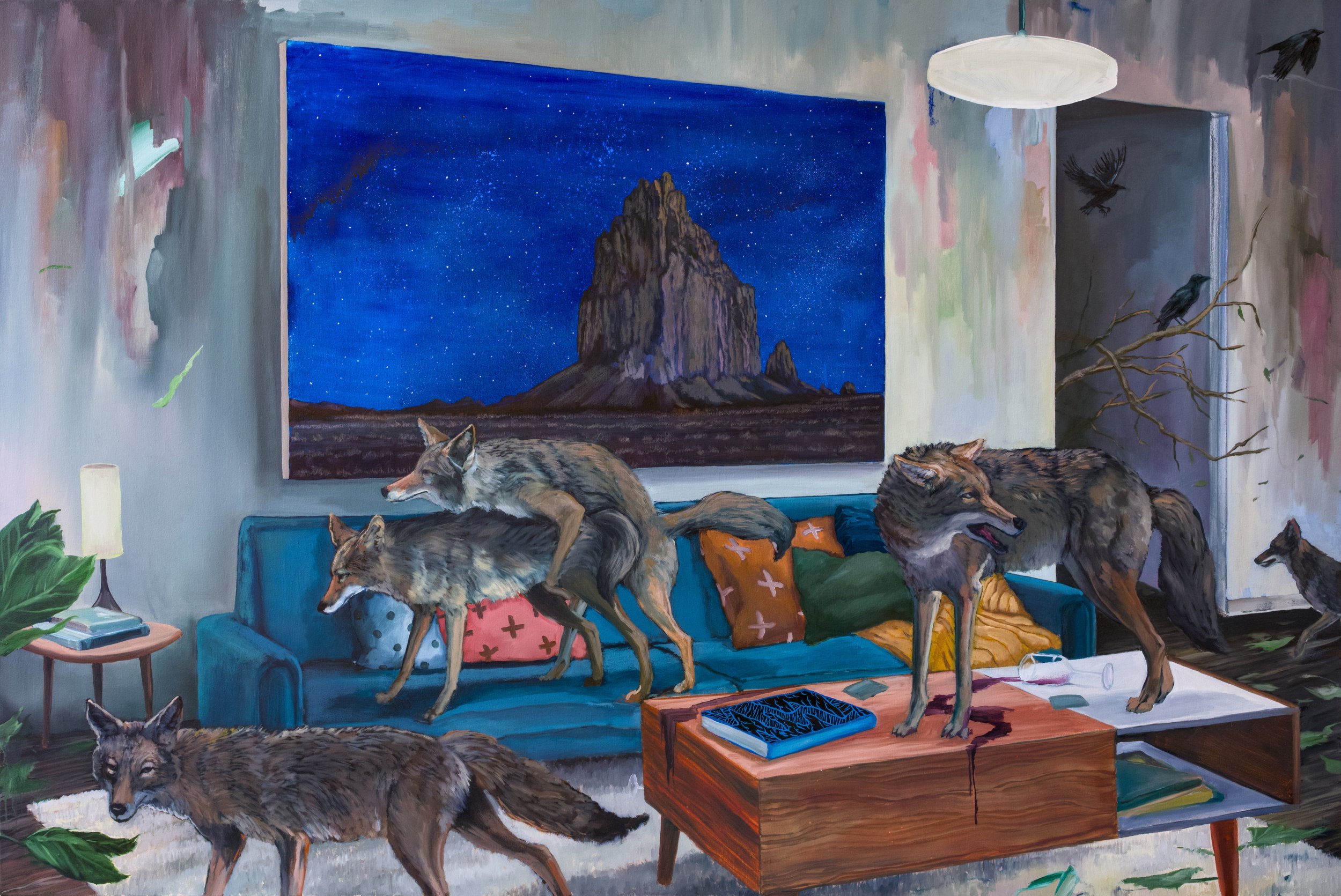 "In the Twilight", oil on canvas, 60x40 inches, 2024