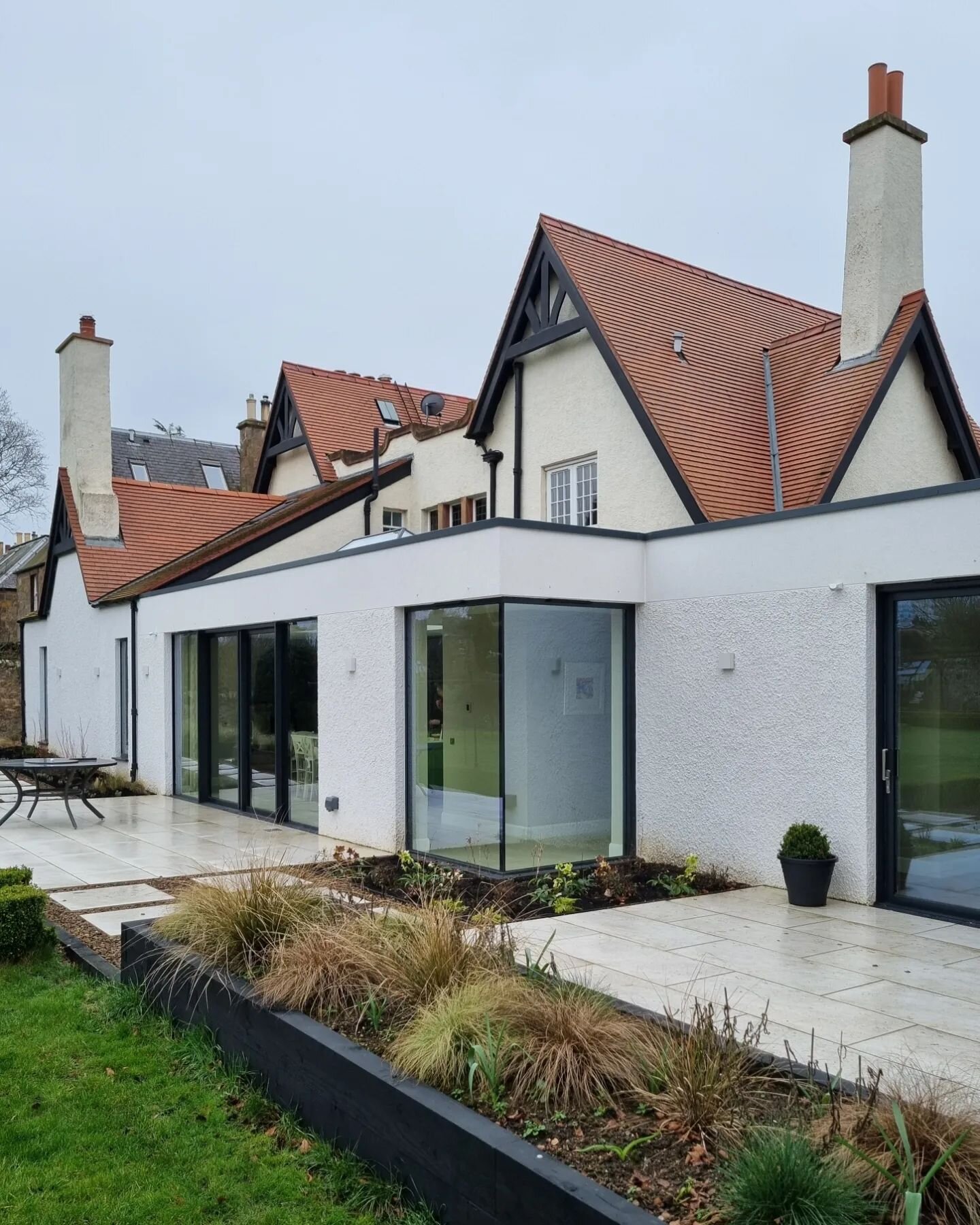 Back at our Haddington project for the final sign off.

Great to see the landscape coming in and the interiors and furnishings come together. Hopefully we will photograph it properly in the summer!