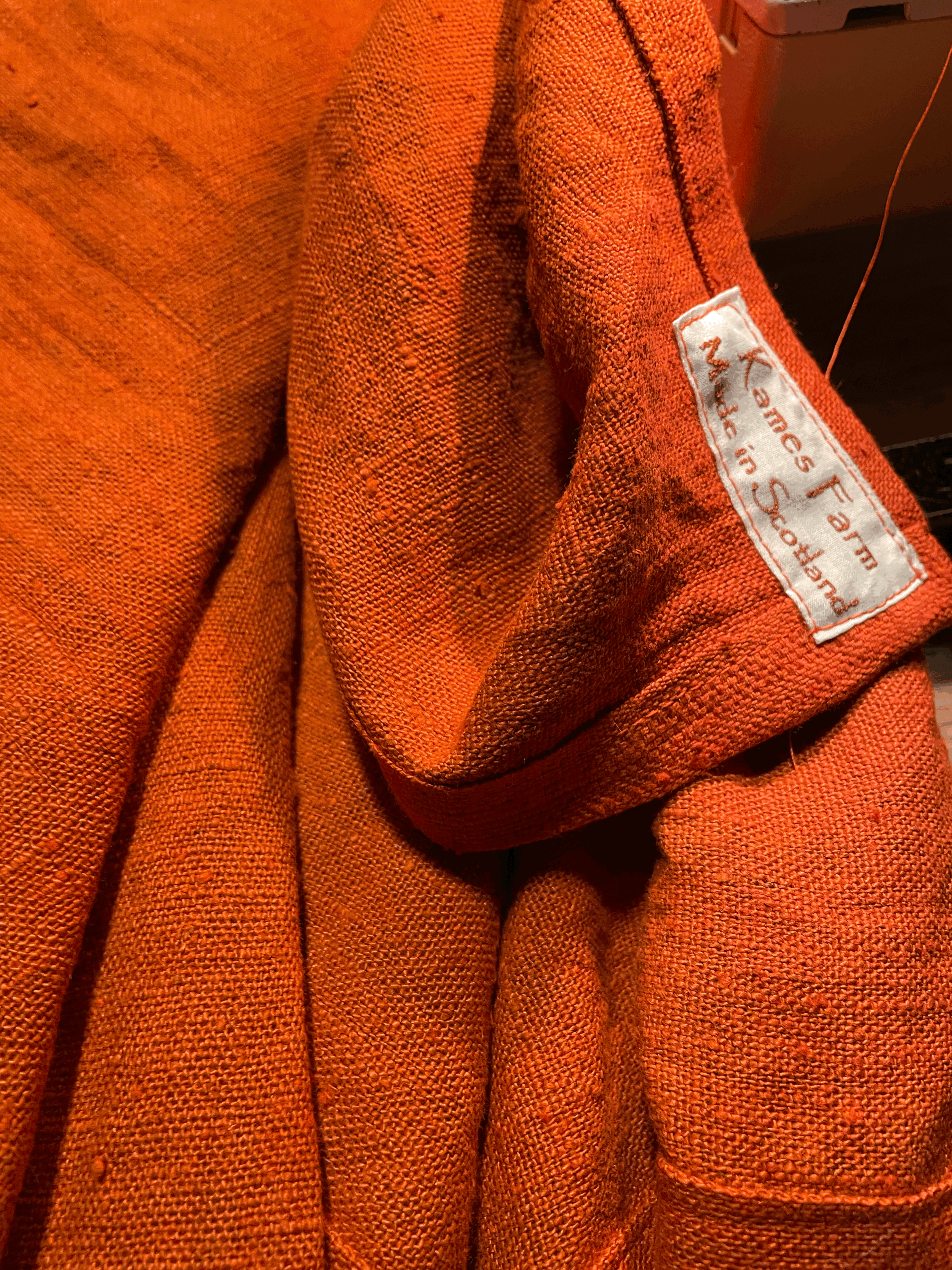 Big linen throw