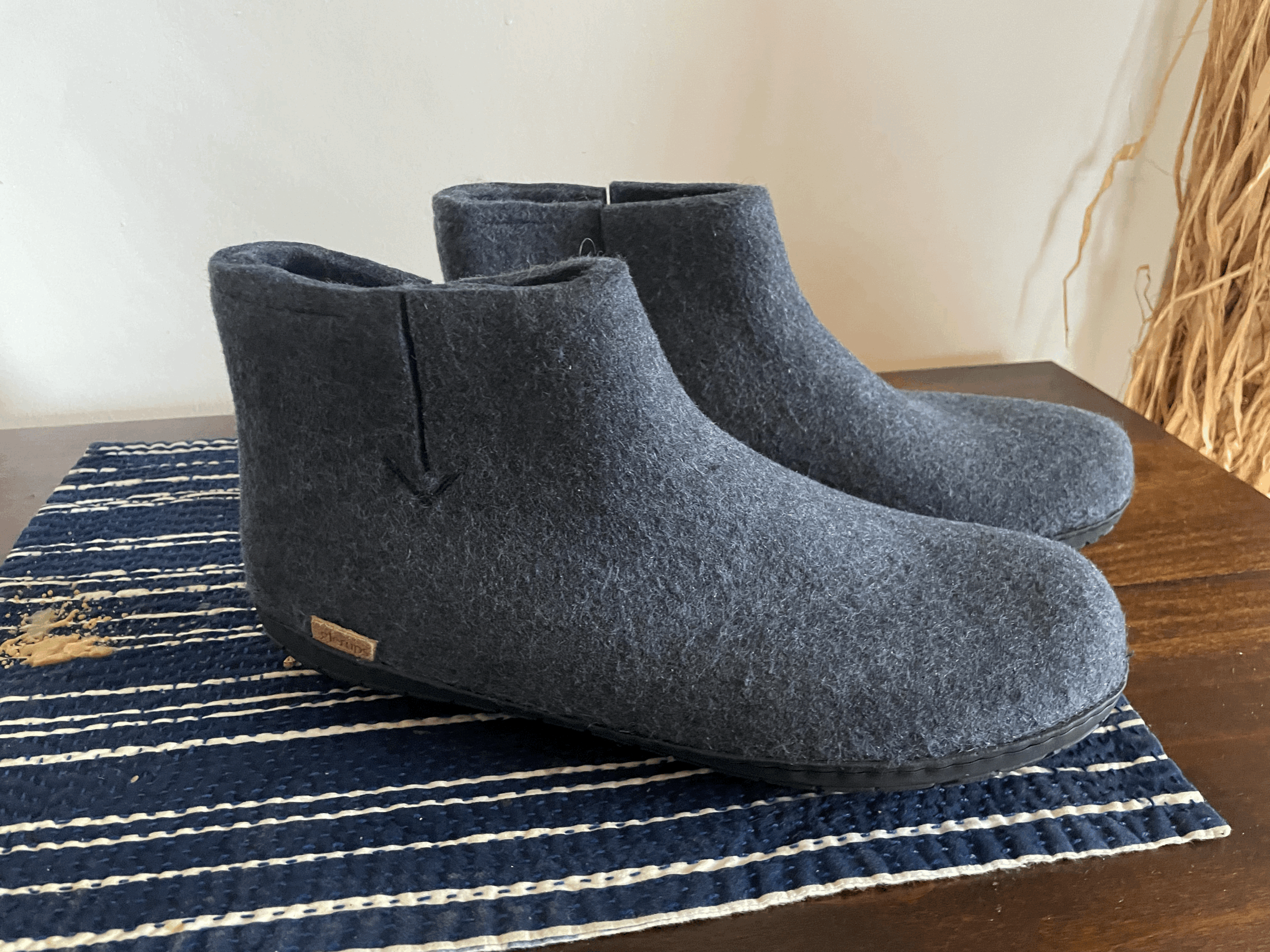 Glerups outdoor wool boots in denim- sale size 43